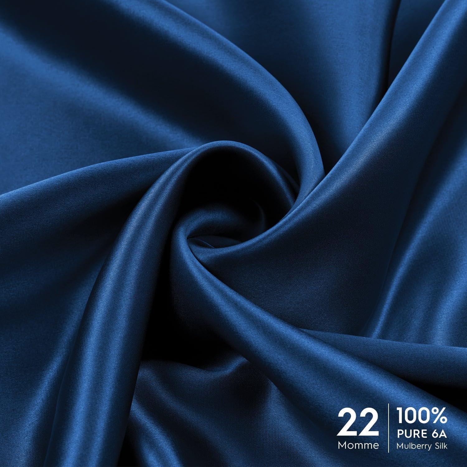 Funda de Almohada de Seda Tafts 100% Morera Reina 76x51cm 2pzs