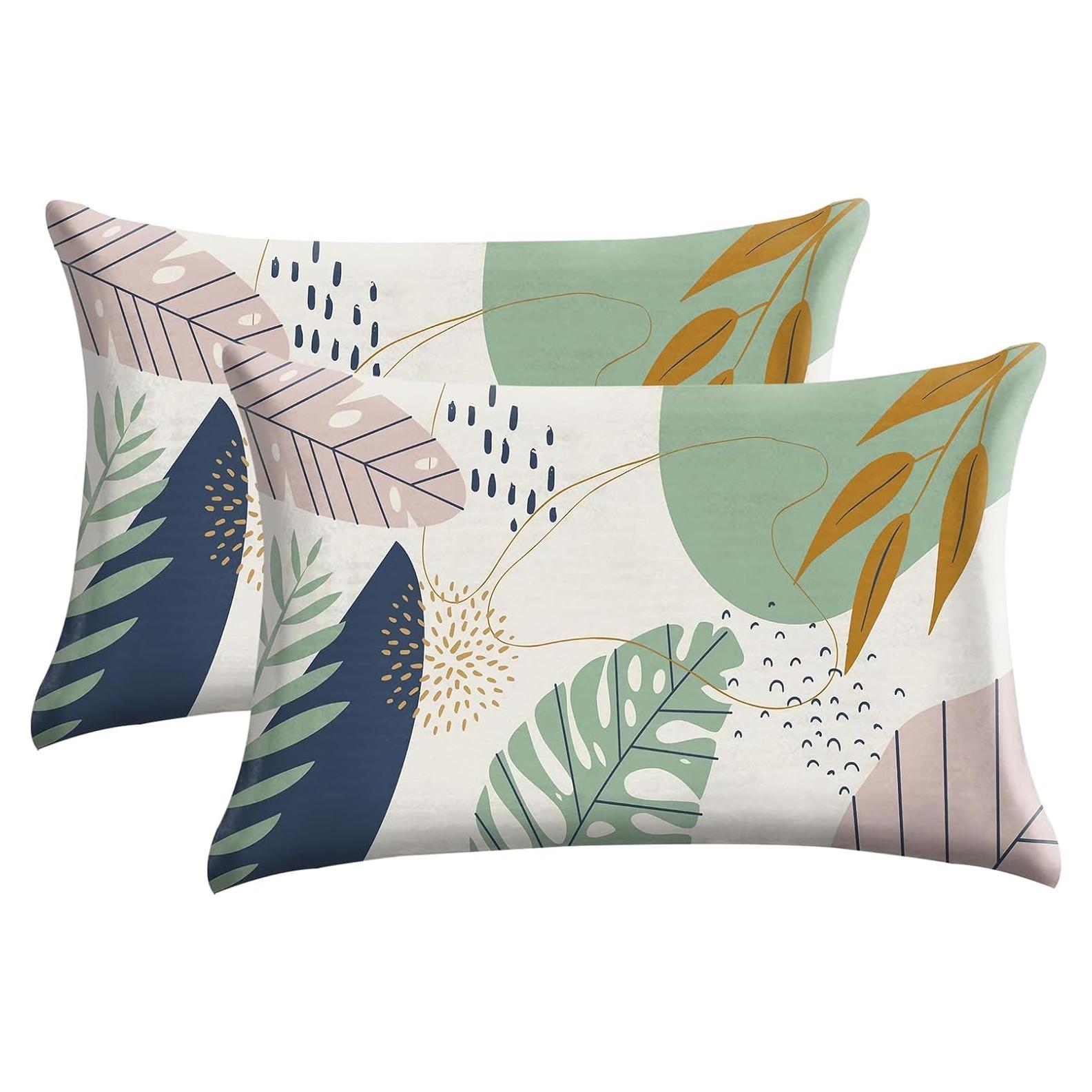 Funda de Almohada de Satén GABraden Estándar 20x26" Verde