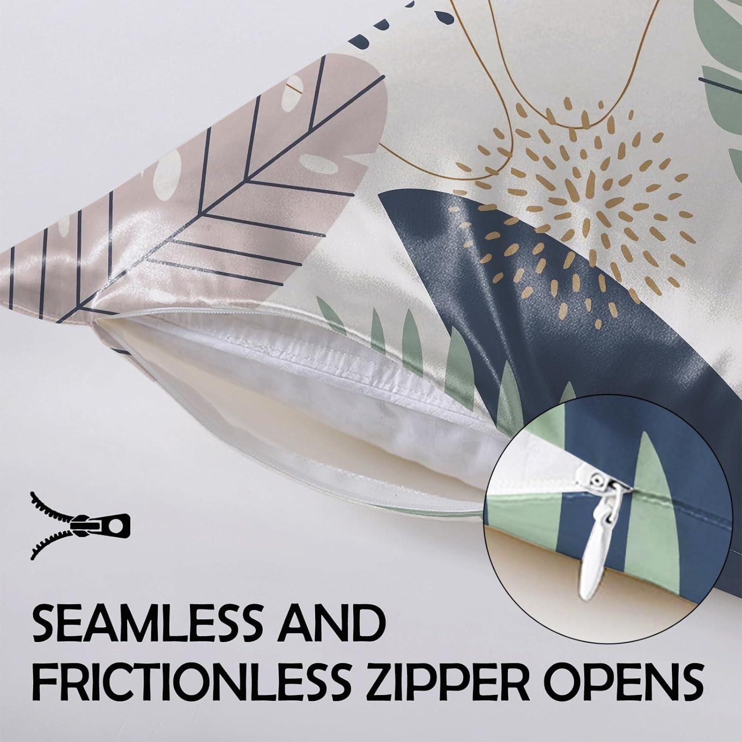 Funda de Almohada de Satén GABraden Estándar 20x26" Verde