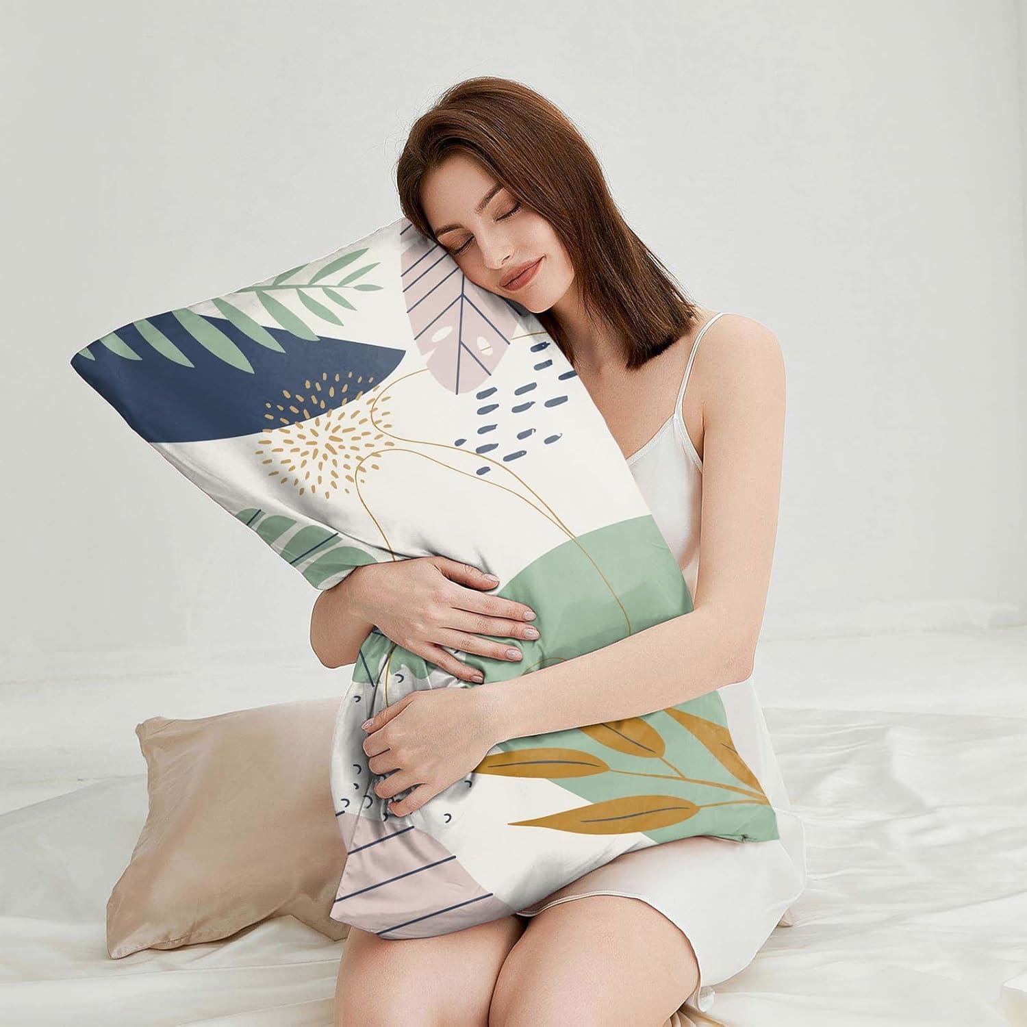 Funda de Almohada de Satén GABraden Estándar 20x26" Verde