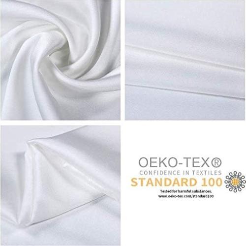 Fundas de Almohada de Seda Jocoku 100% Morera Estándar 2 Pzas