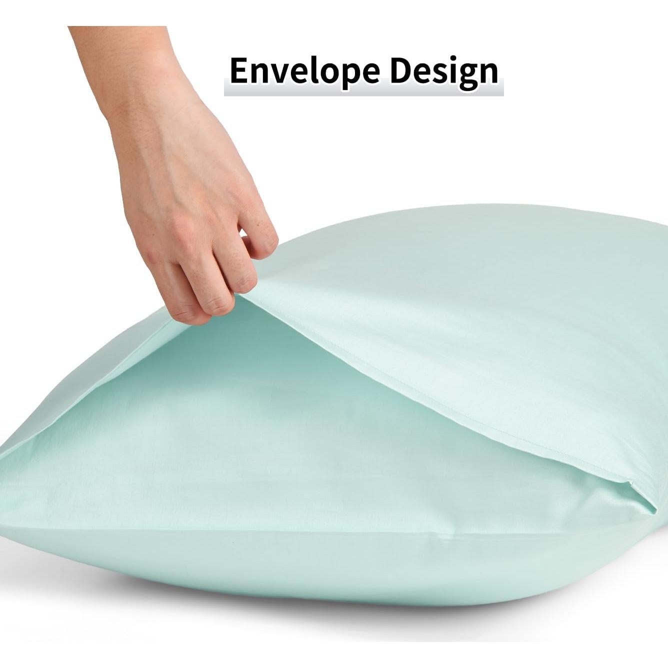 Juego de Fundas de Almohada Algodón Warmstar Estándar 600 Hilos