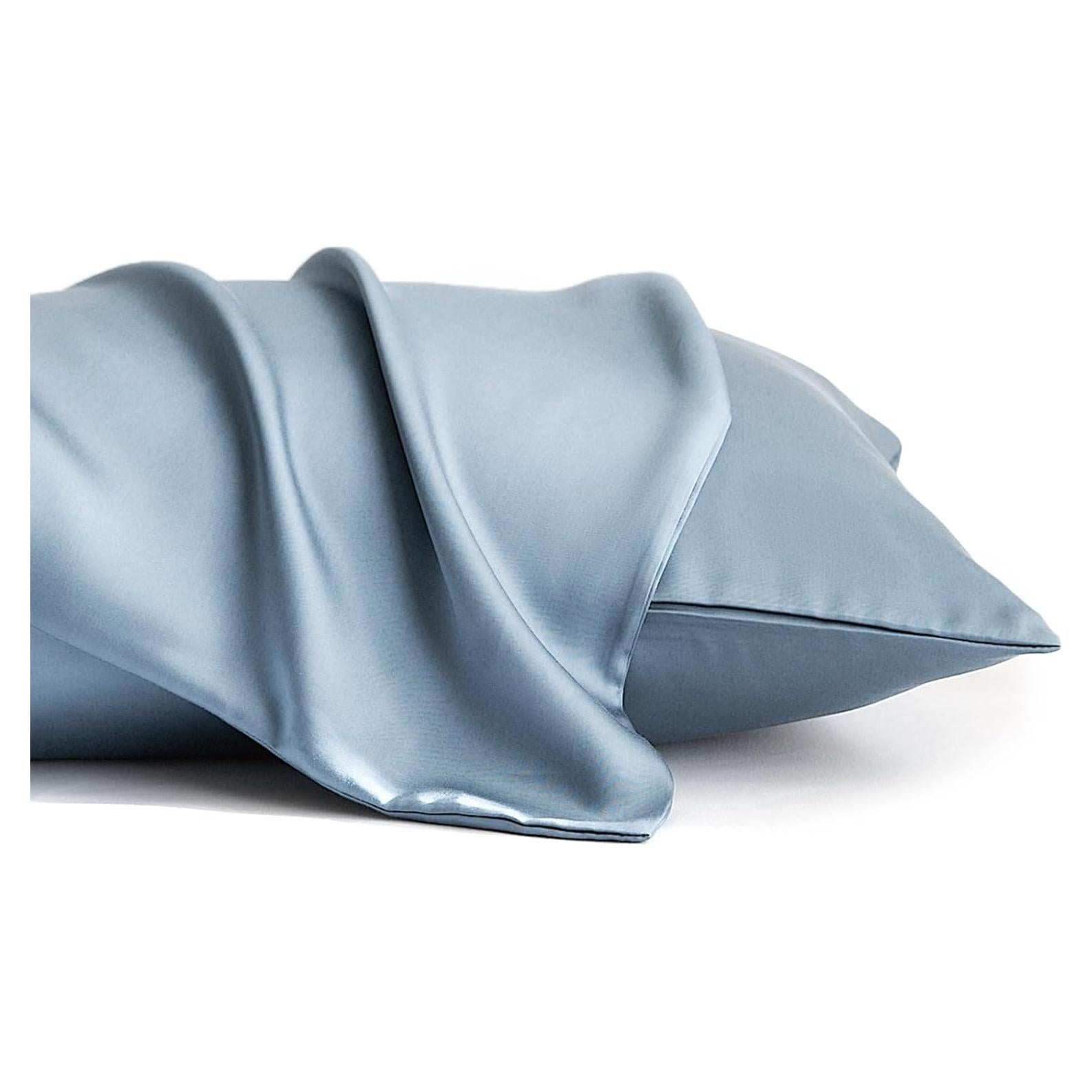 Juego de 2 Fundas de Almohada Tencel DCSKY Queen Azul 50.8x76.2cm