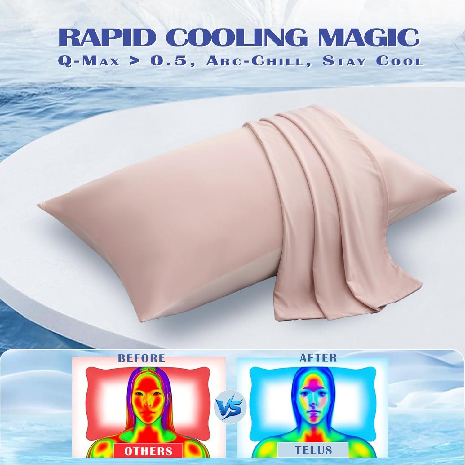 Funda de Almohada TELUS Cooling King 2-Pack Transpirable