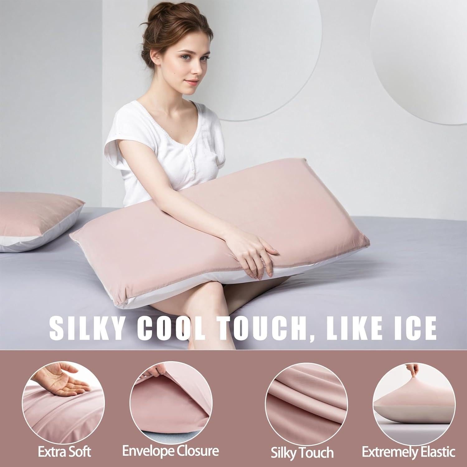 Funda de Almohada TELUS Cooling King 2-Pack Transpirable