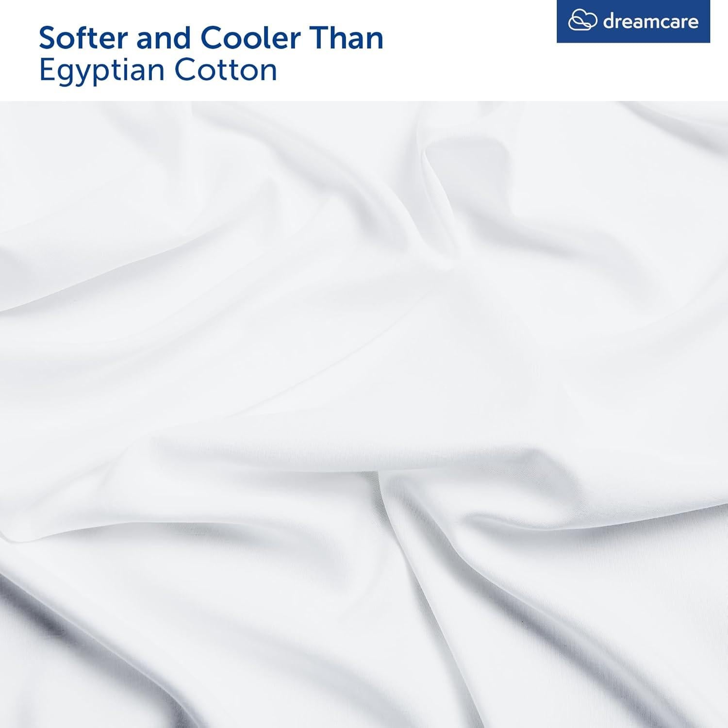 Juego de Fundas de Almohada King Dreamcare 2 Piezas Microfibra