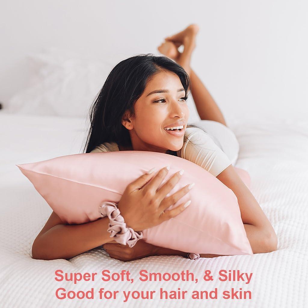 Juego de 2 Fundas de Almohada de Seda 22 Momme The Cotton & Silk