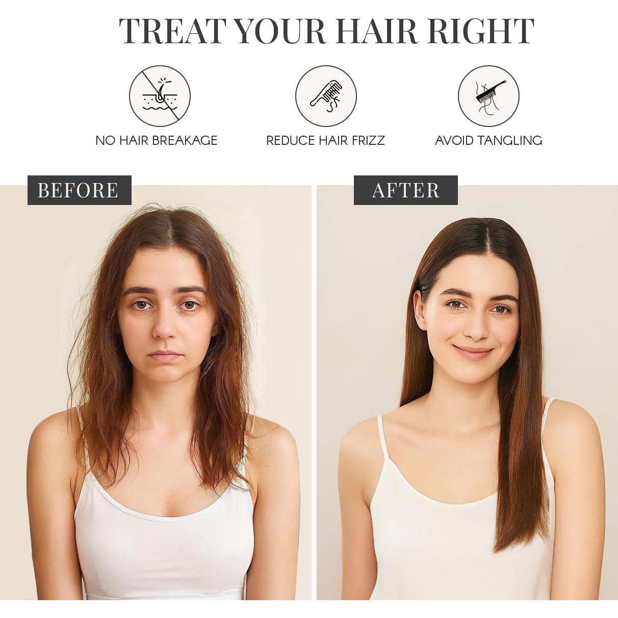 Funda de Almohada de Seda ROOTNRISEBLISS Estándar 51x76 cm 2 Piezas Azul Humo