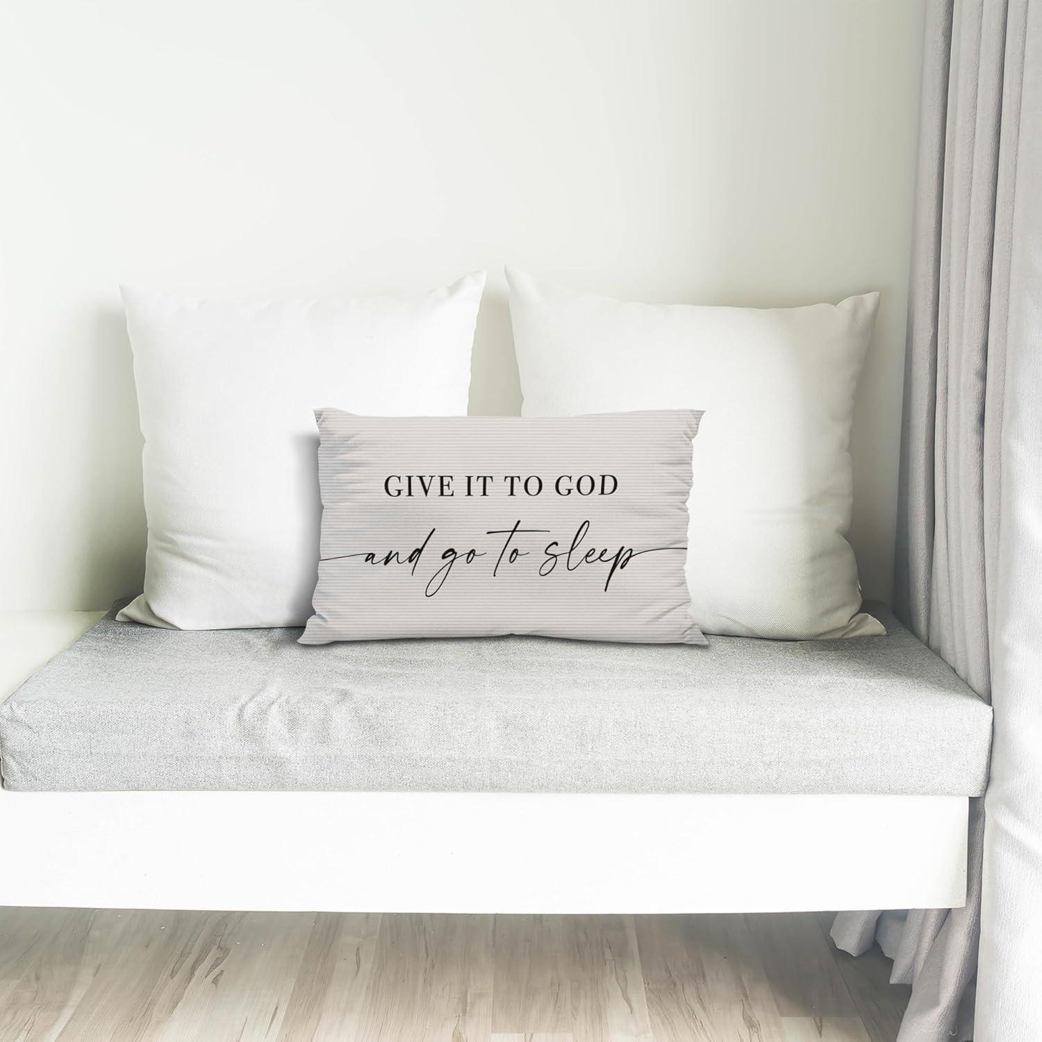 Funda de Almohada Terciopelo Knibeo 30.48x50.8 cm Crema