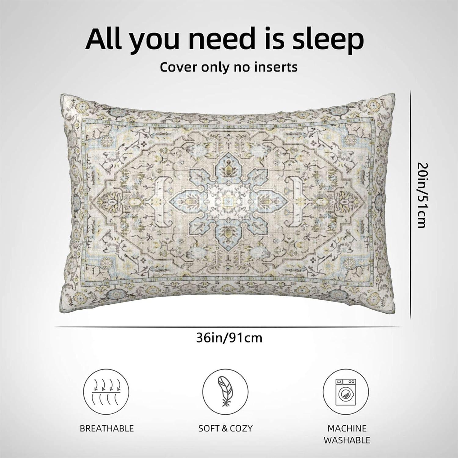 Funda de Almohada King JKJNLHJE Imitación Seda Beige 50.8x91.4 cm