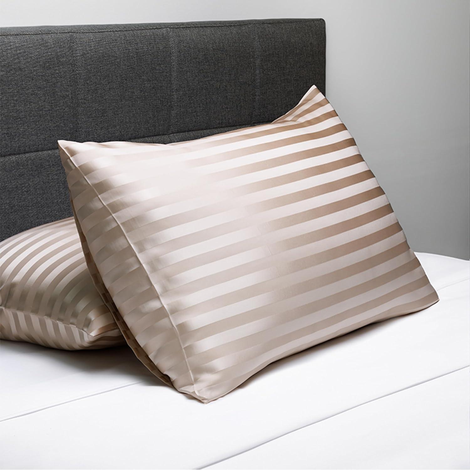 Juego de Fundas de Almohada Rey 100% Seda Morera Fishers Finery