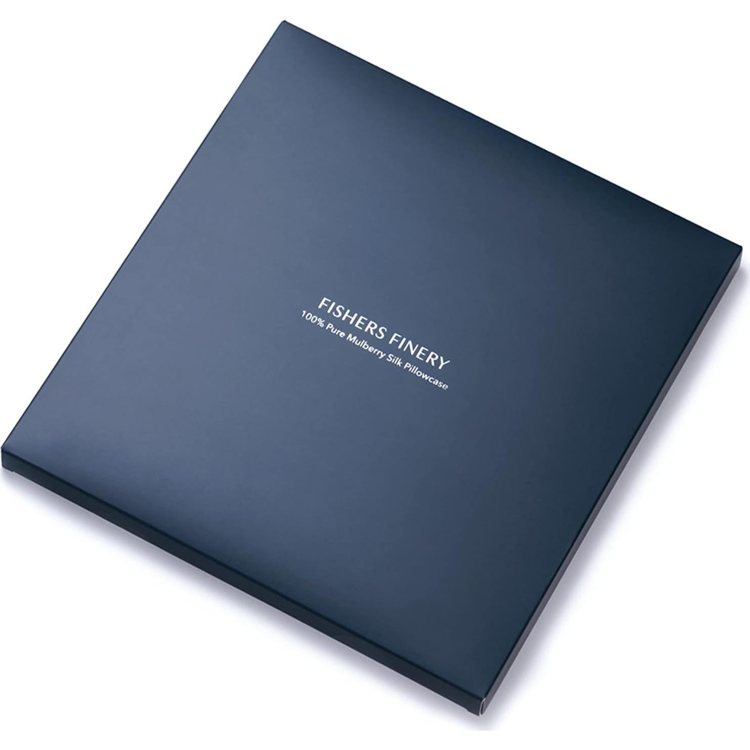 Juego de Fundas de Almohada Rey 100% Seda Morera Fishers Finery