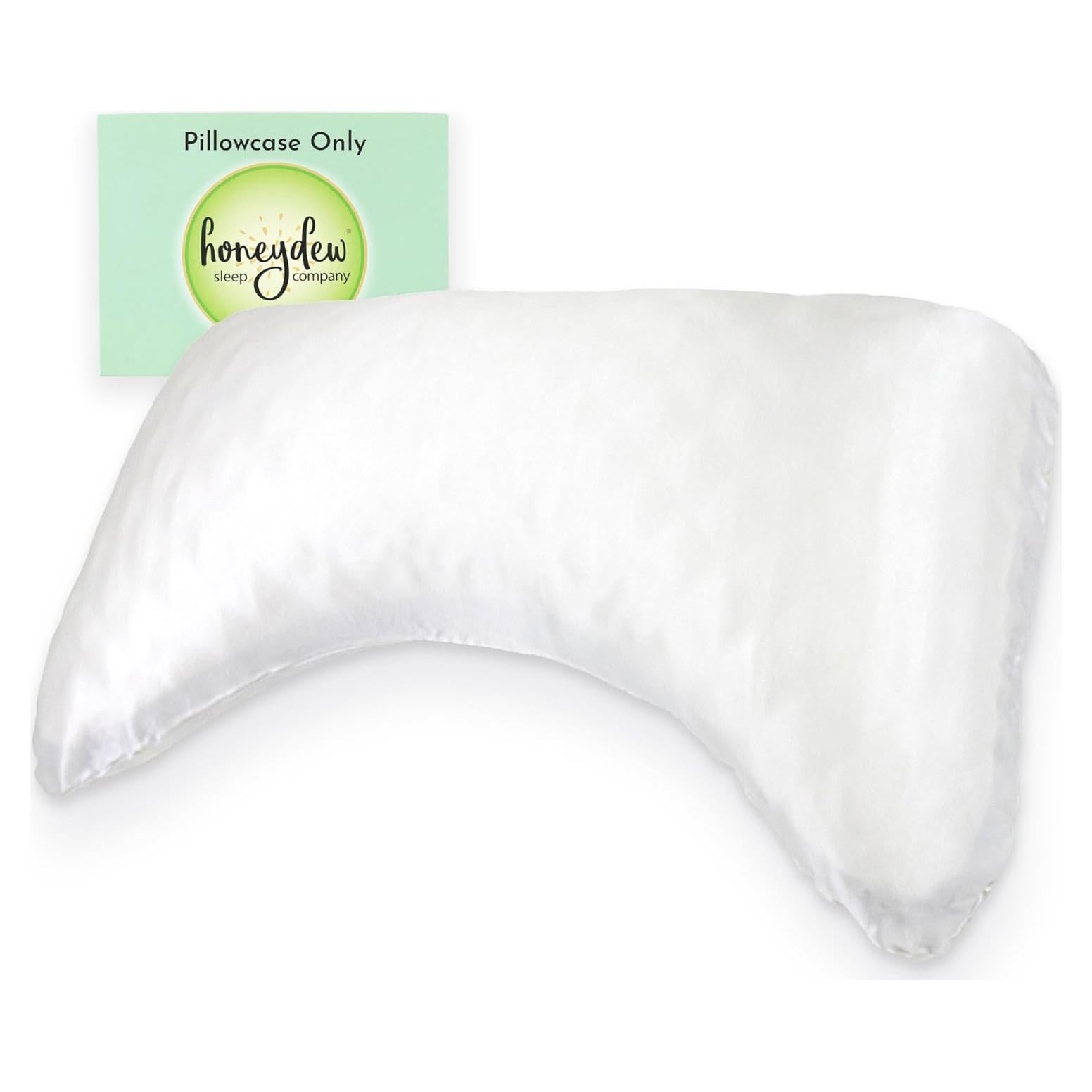 Funda de Almohada de Seda Orgánica Honeydew Queen - Antiarrugas