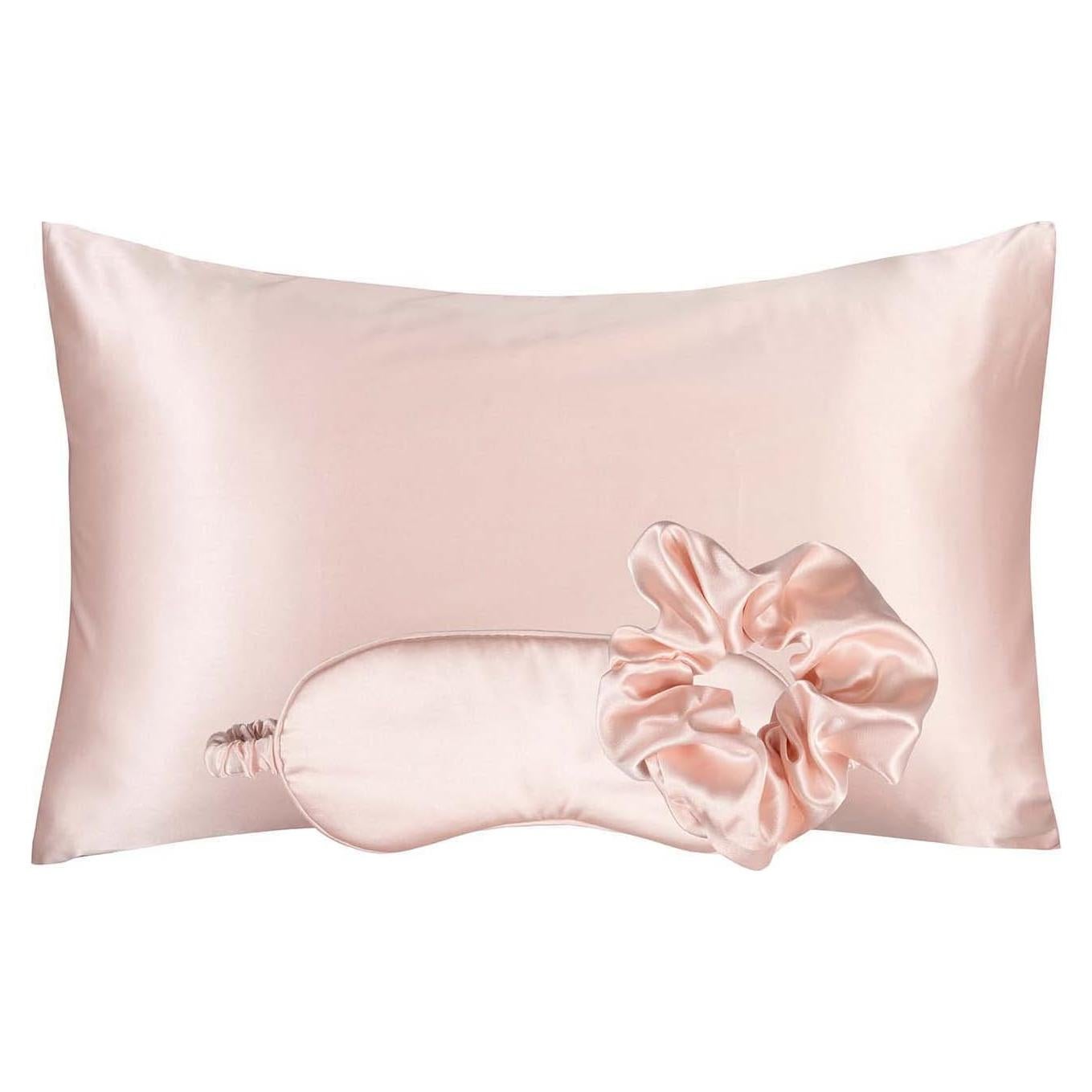 Juego de Sueño de Seda Vegana KISMETICS - Funda, Máscara y Scrunchie