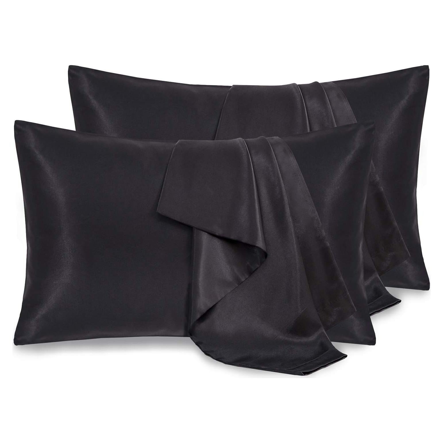 Juego de 4 Fundas de Almohada de Satén P Pothuiny Reina 50.8x76.2 cm