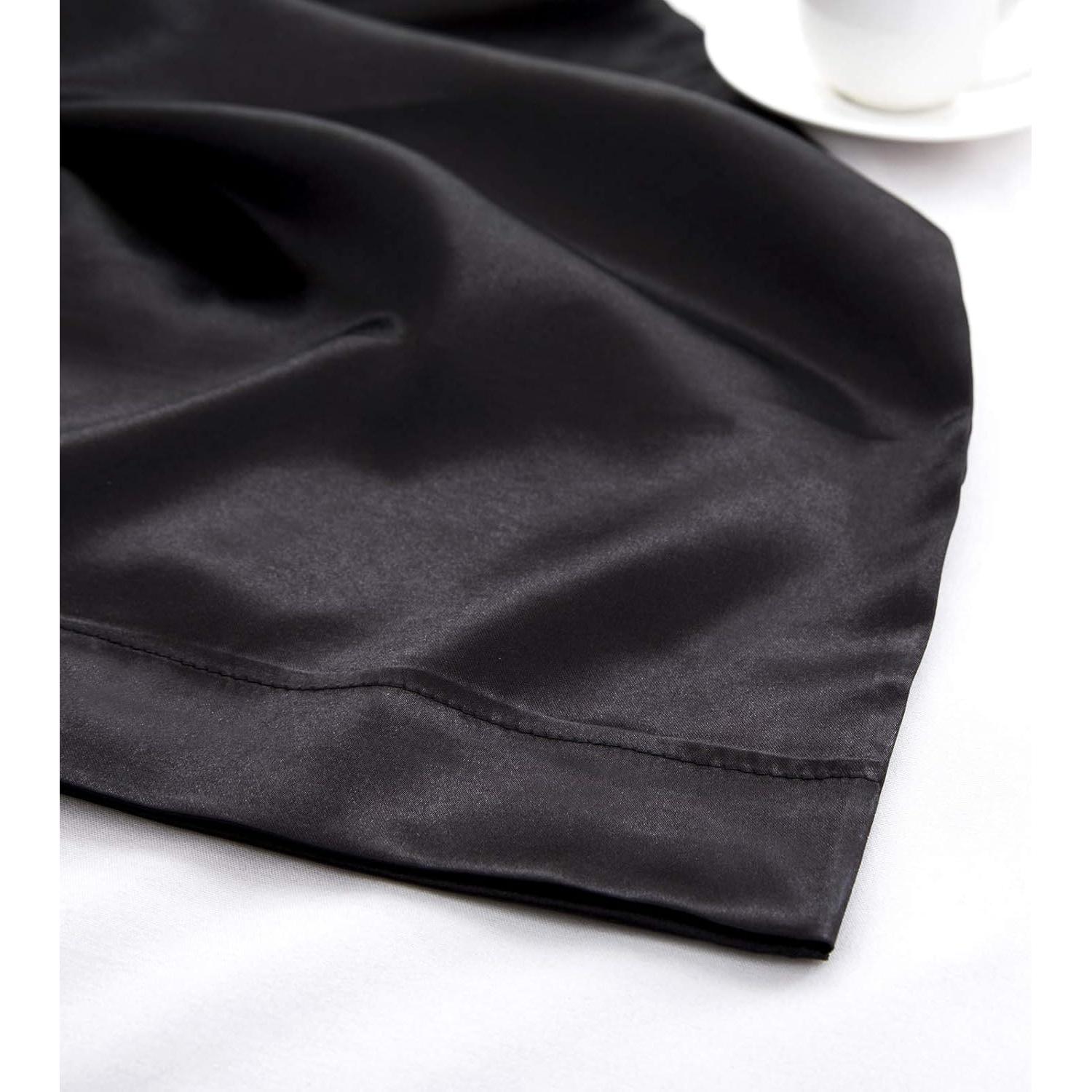 Juego de 4 Fundas de Almohada de Satén P Pothuiny Reina 50.8x76.2 cm