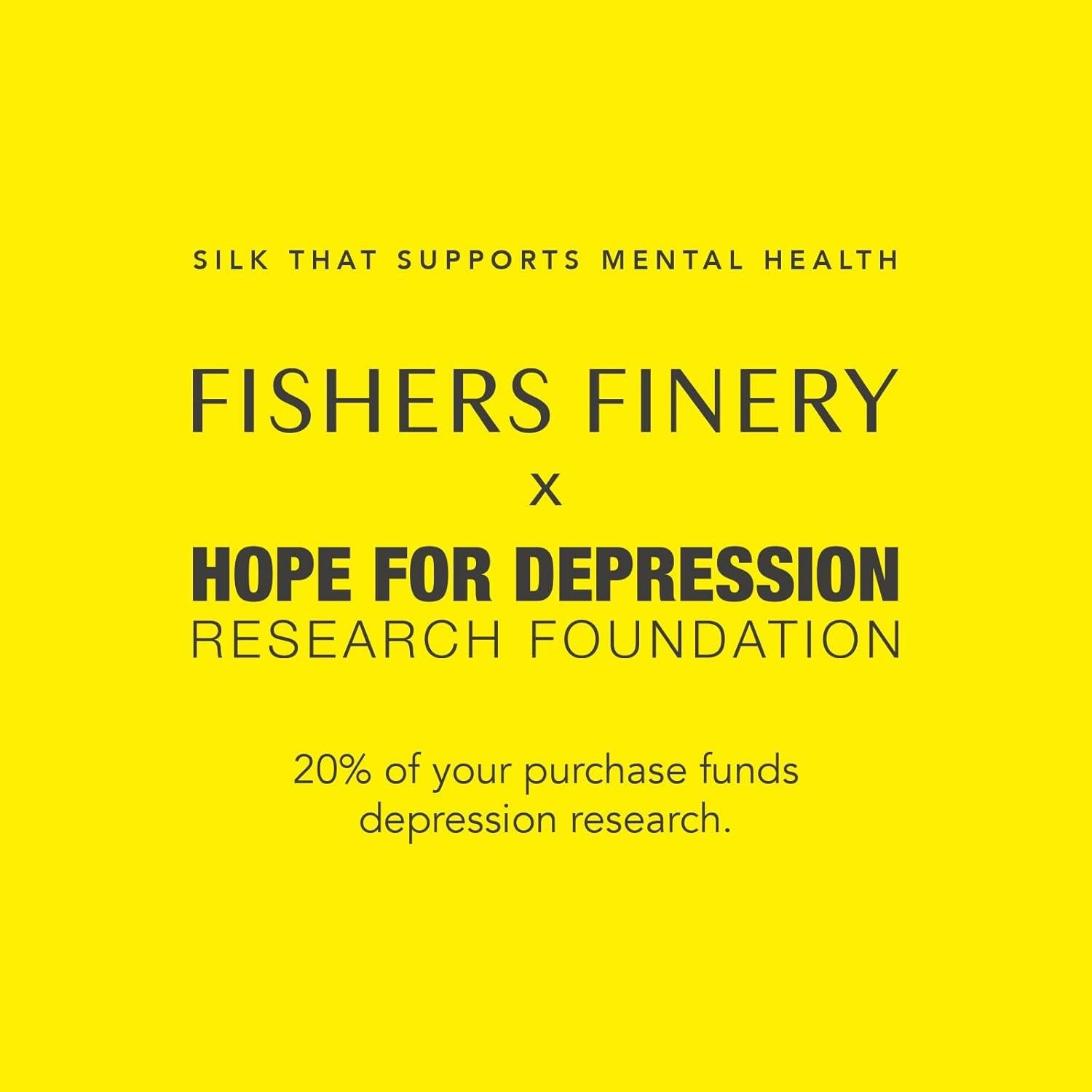 Funda de Almohada de Seda Orgánica Fishers Finery 25mm - 2PK