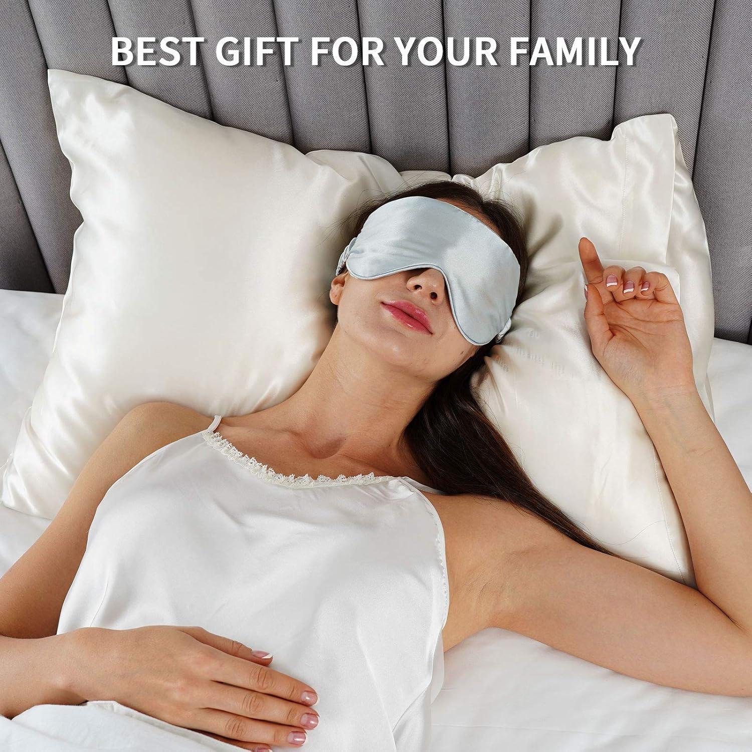 Funda de Almohada de Seda Vividmoo 100% Natural Estándar 50.8x66cm