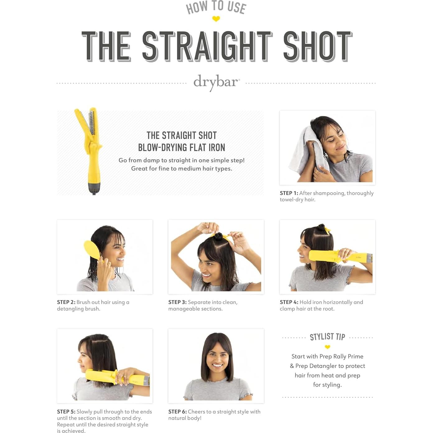 Plancha de Secado Recto Drybar 900-3430-4 9.5x41.7cm 1.37kg