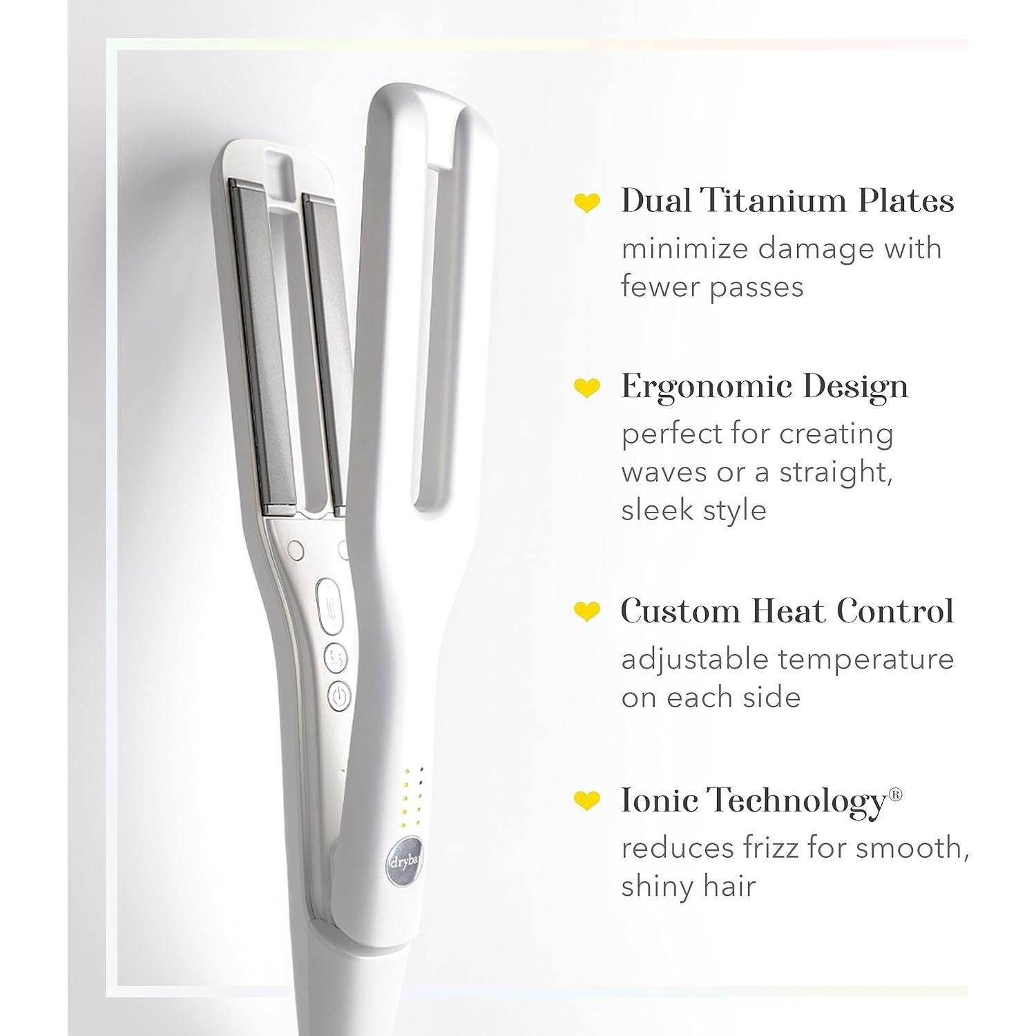 Plancha de Pelo Drybar Reserve Doble Placa 37.8cm 1kg