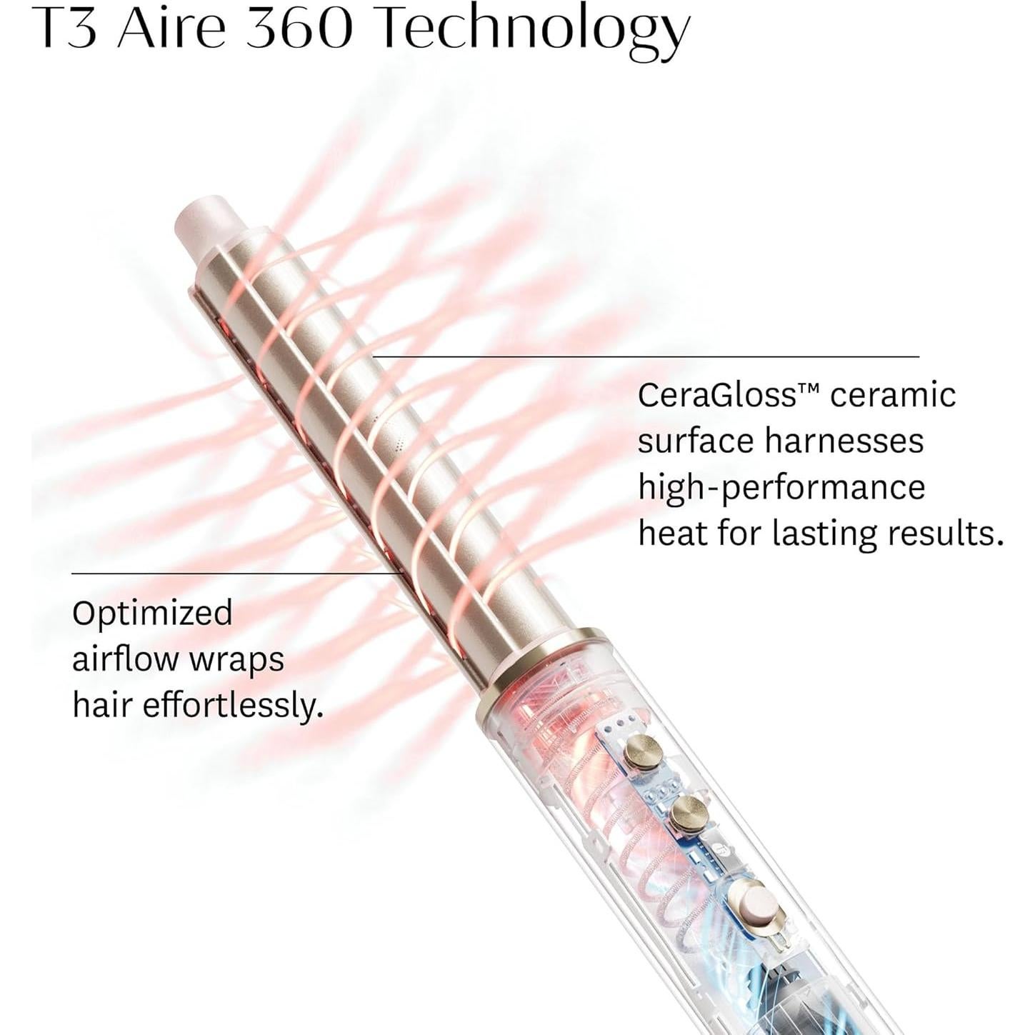 Secador de Pelo T3 Aire 360 Multi-Styler Cerámica 1.13kg