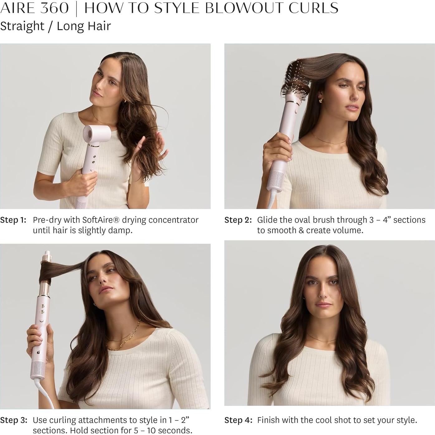 Secador de Pelo T3 Aire 360 Multi-Styler Cerámica 1.13kg