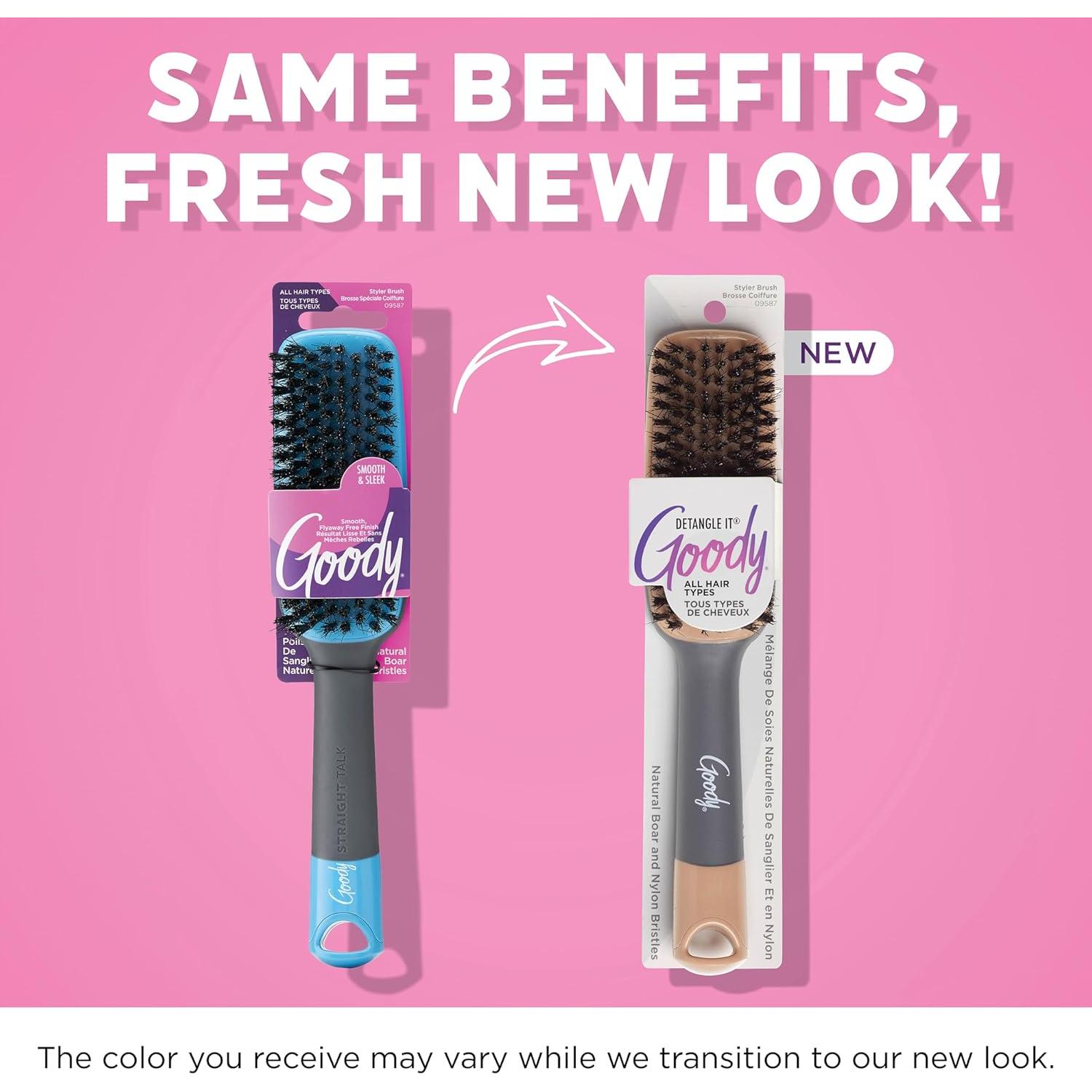 Cepillo Desenredante Goody de Cerdas de Jabalí 21.5 cm