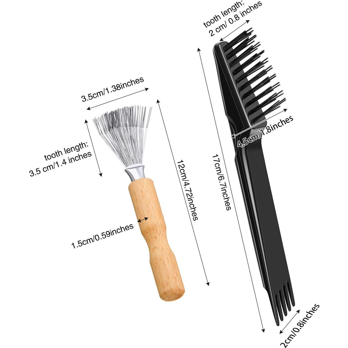 Juego de 2 Cepillos Limpiadores para Cabello Boao - Doble Cara