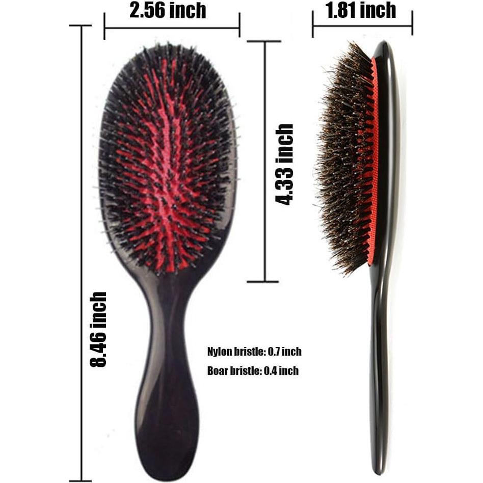 Cepillo Desenredante Morsafe de Cerda de Jabalí y Nylon 21.5cm