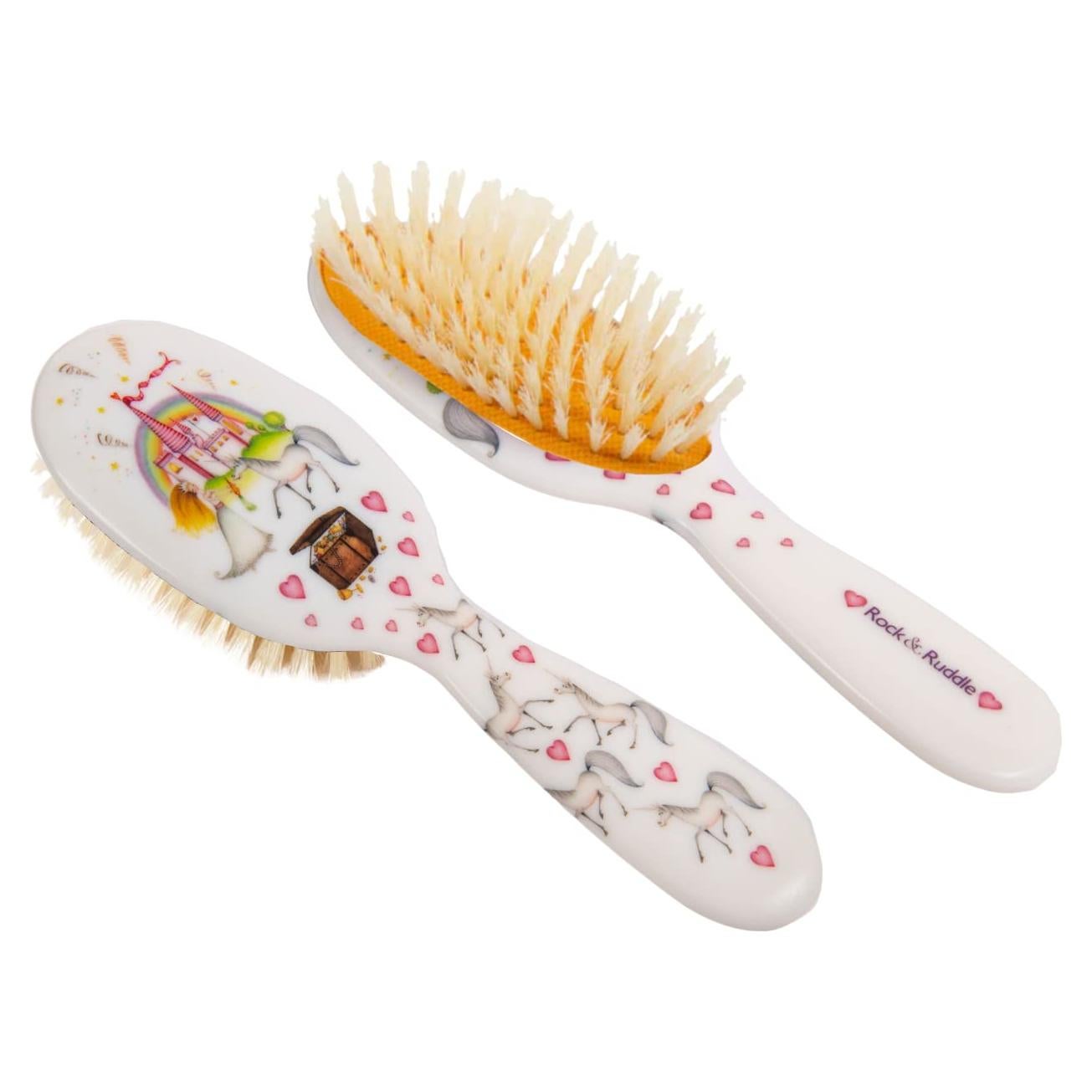 Cepillo de Pelo Natural Rock & Ruddle para Bebés 17.5 cm