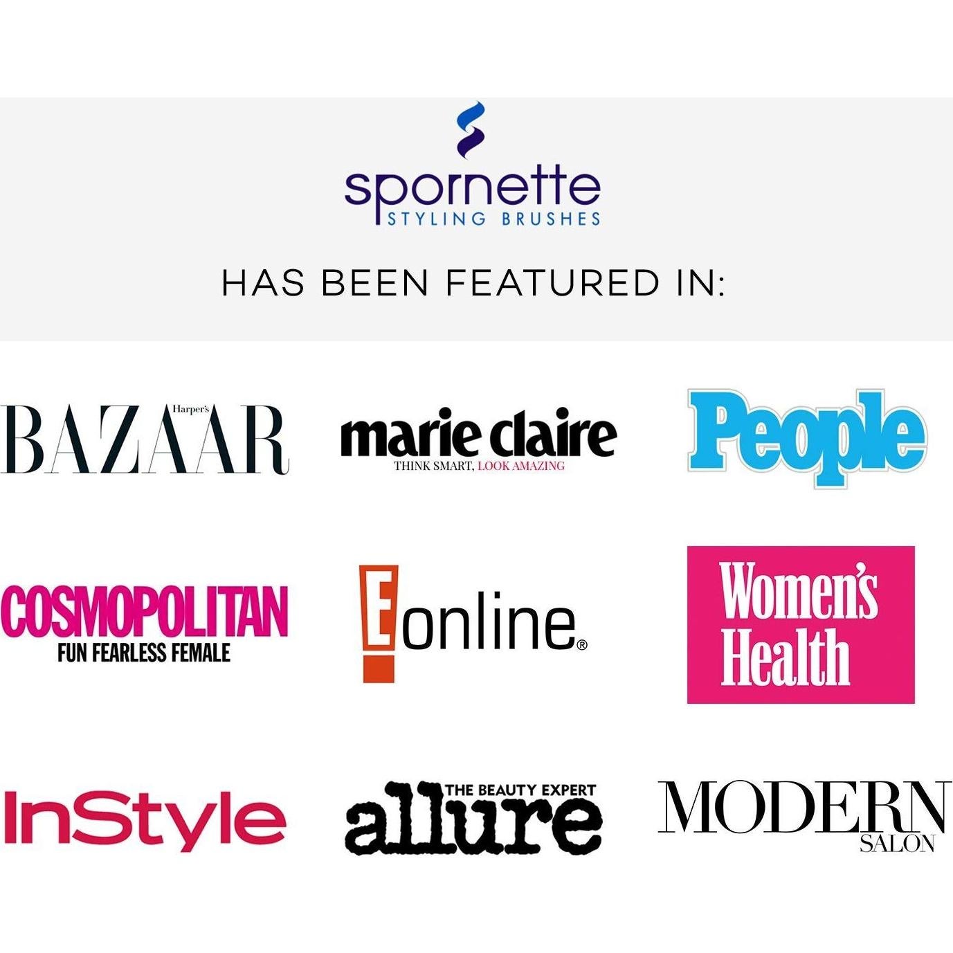 Cepillo Desenredante Spornette Porcupine - Cerdas de Jabalí y Nylon