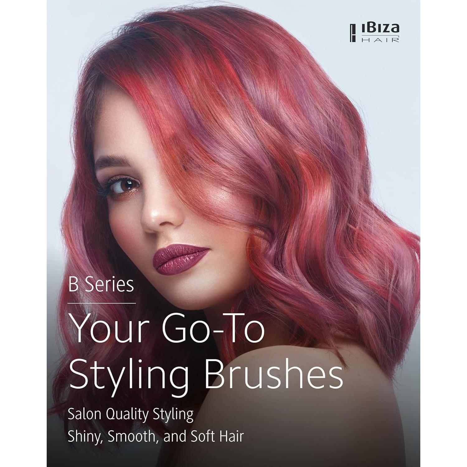 Cepillo Redondo Ibiza Hair B4 65mm Cerda de Jabalí y Nylon