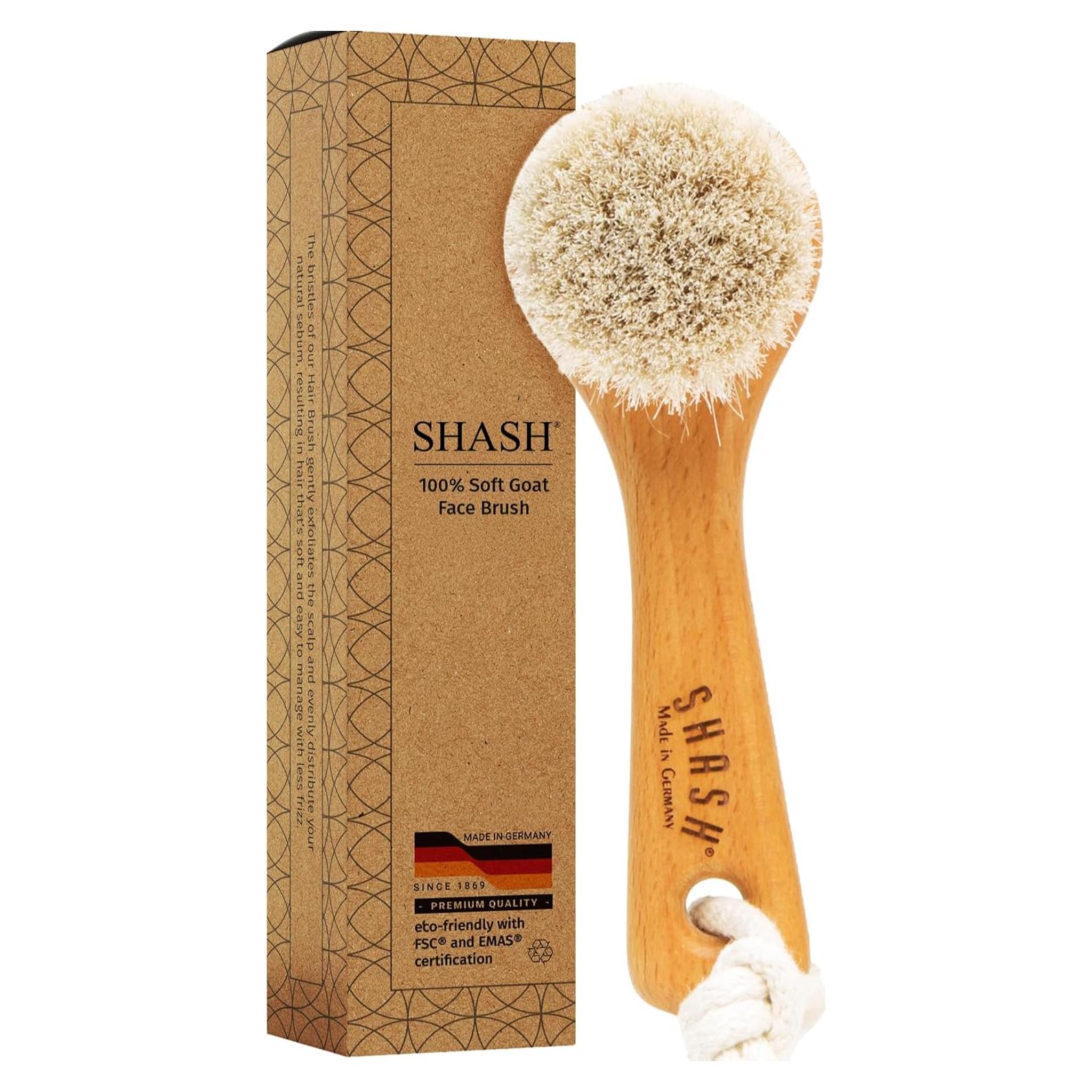 Cepillo Facial Exfoliante SHASH Hecho en Alemania 12.7x4.2 cm