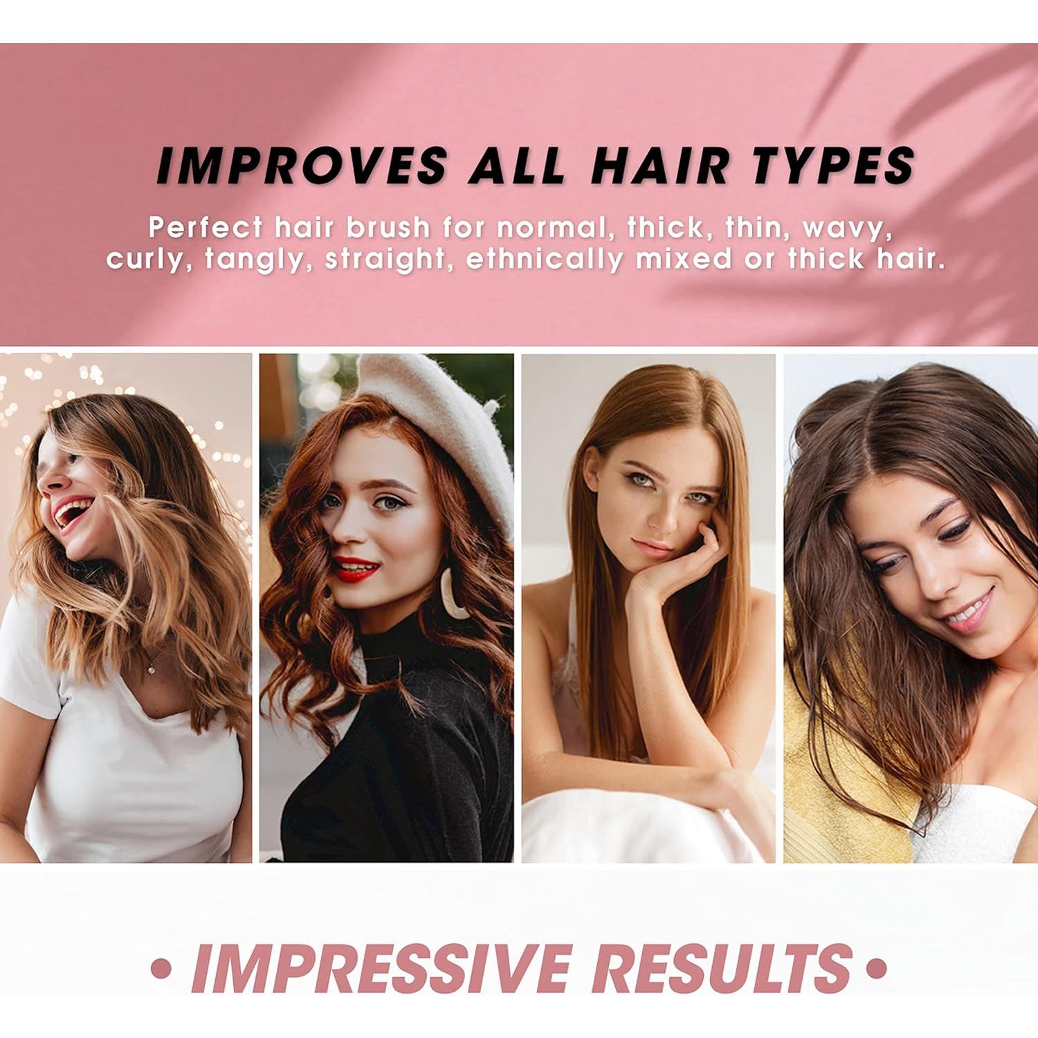 Cepillo de Cabello Truly Genuine Stockholm - Cerda Natural y Nylon