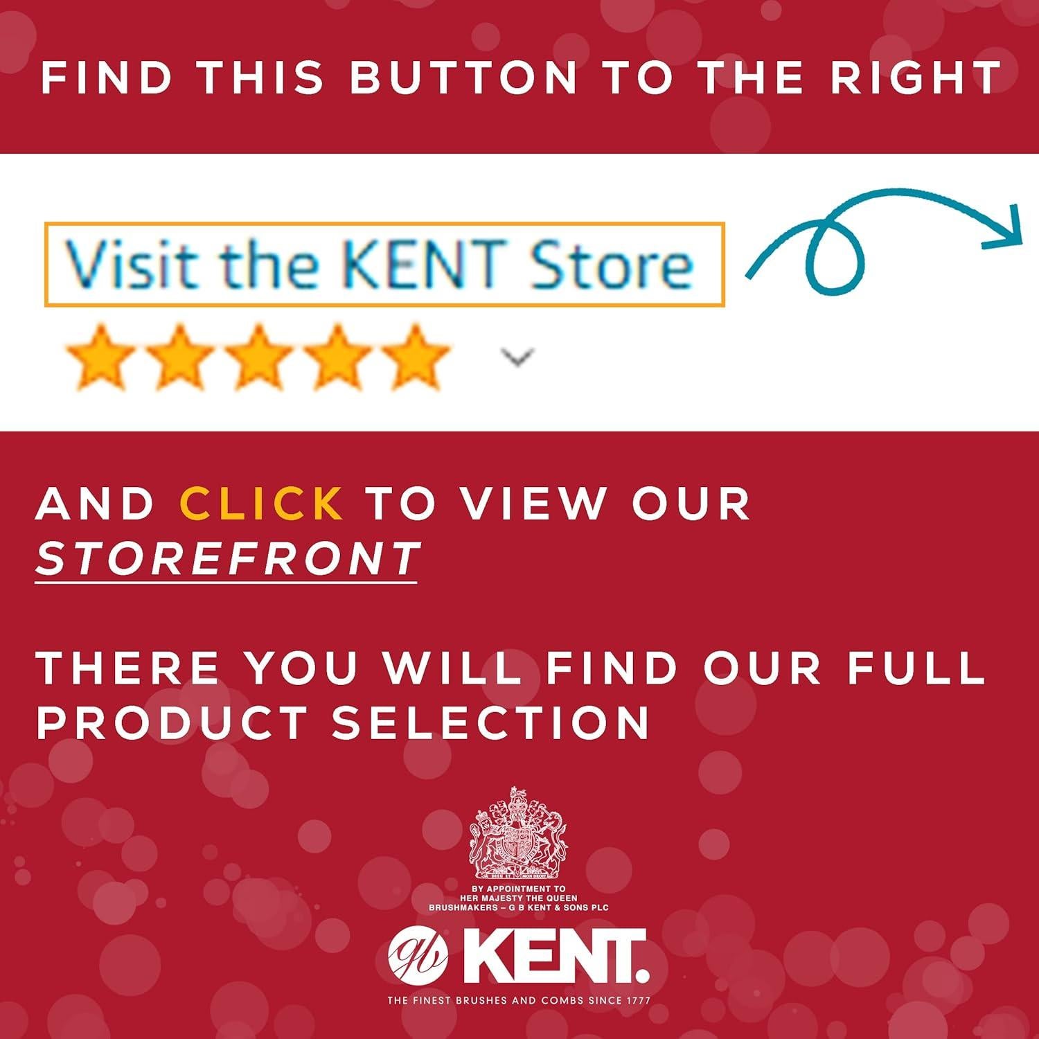 Cepillo de Alisado Ovalado KENT CSFS - Cerdas de Jabalí Natural