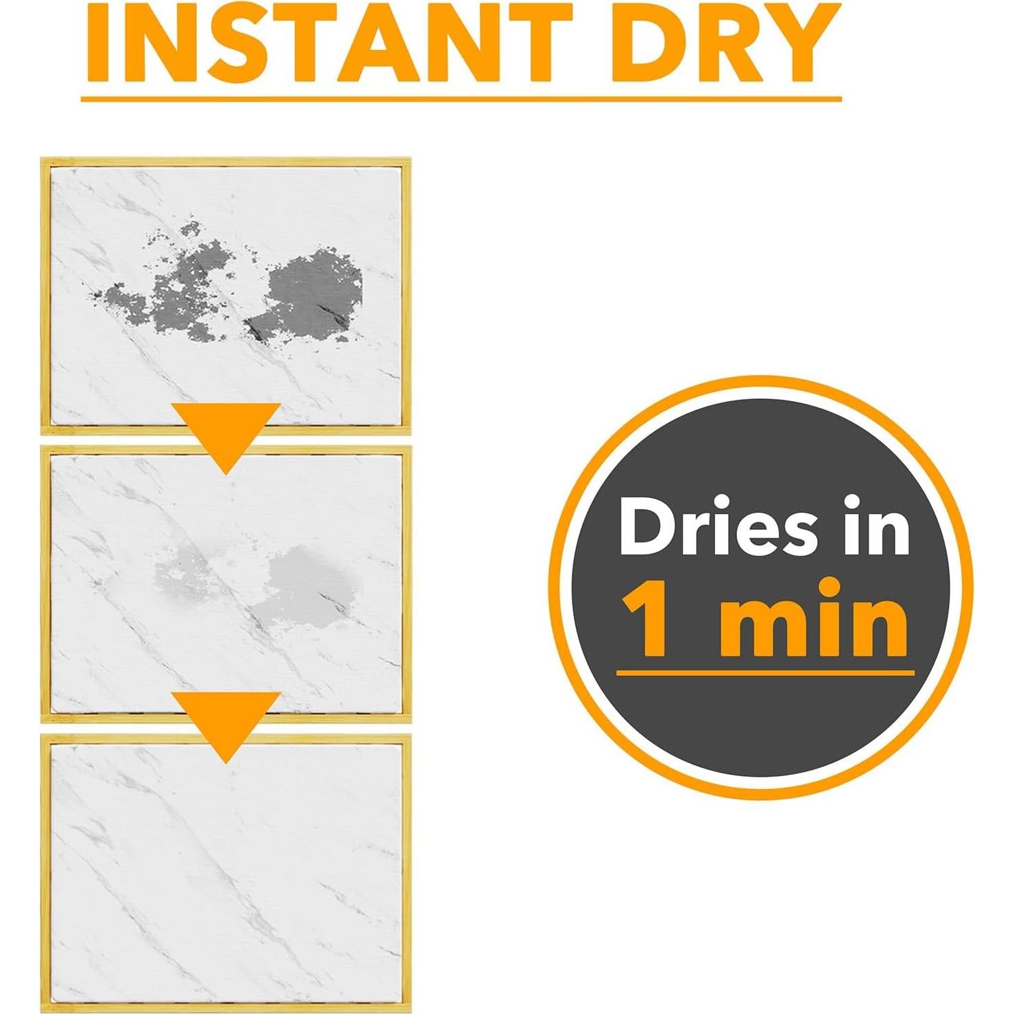 Soporte de Bambú SpaceAid con Alfombrilla de Secado Rápido