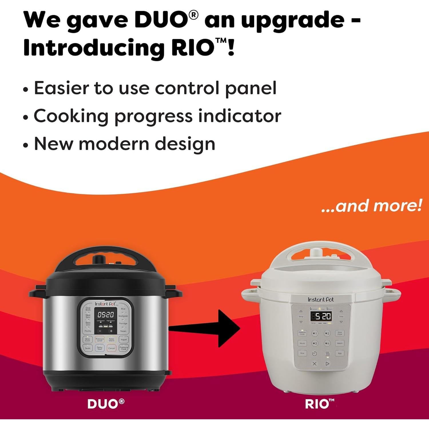 Olla a Presión Instant Pot RIO 6QT 7-en-1 Acero Inoxidable