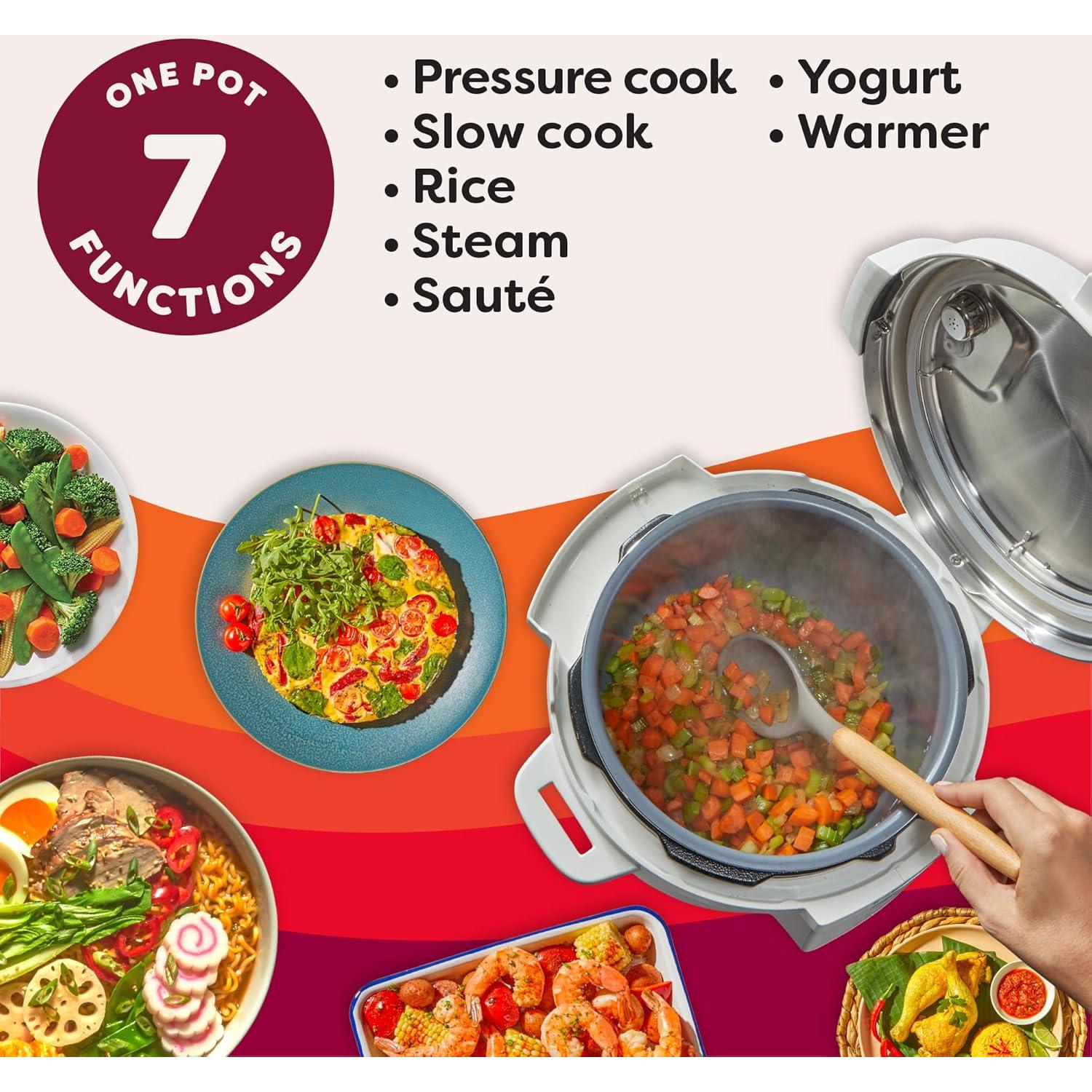 Olla a Presión Instant Pot RIO 6QT 7-en-1 Acero Inoxidable
