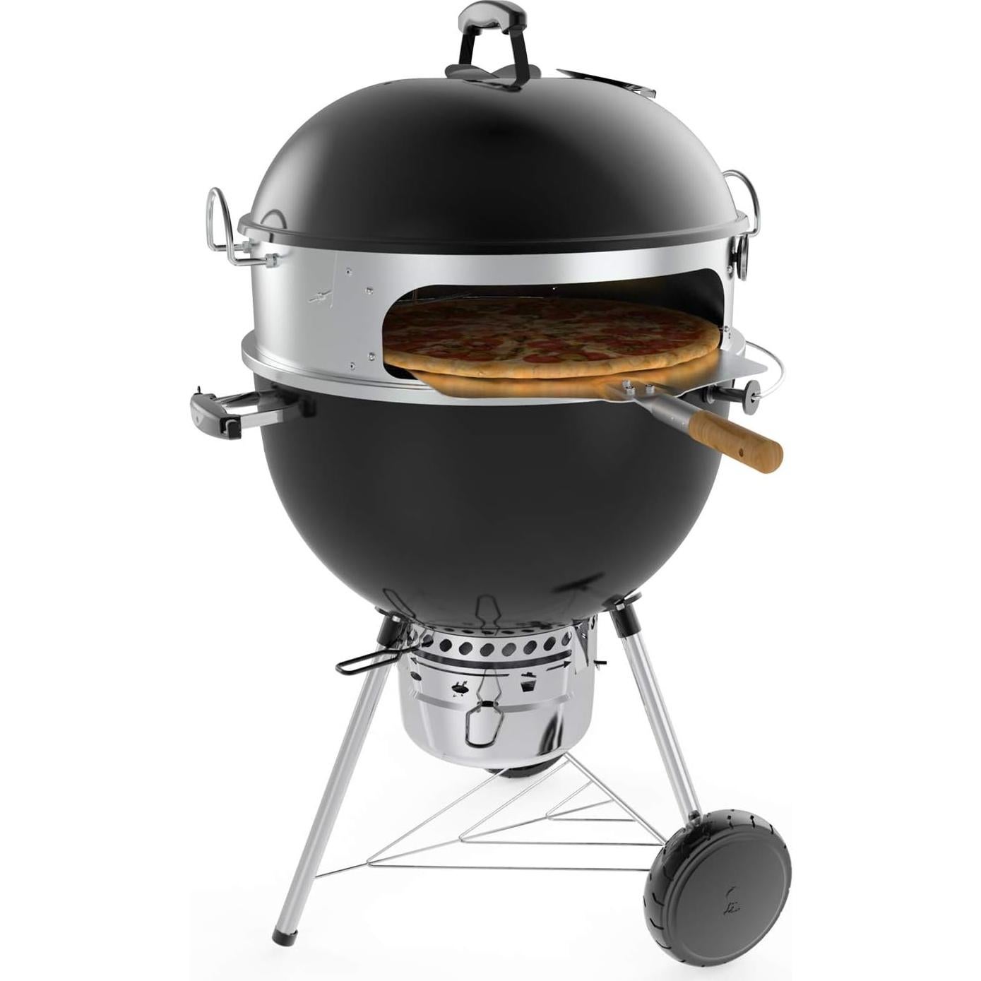 Kit Rotisserie y Pizza Onlyfire Acero Inoxidable 22"