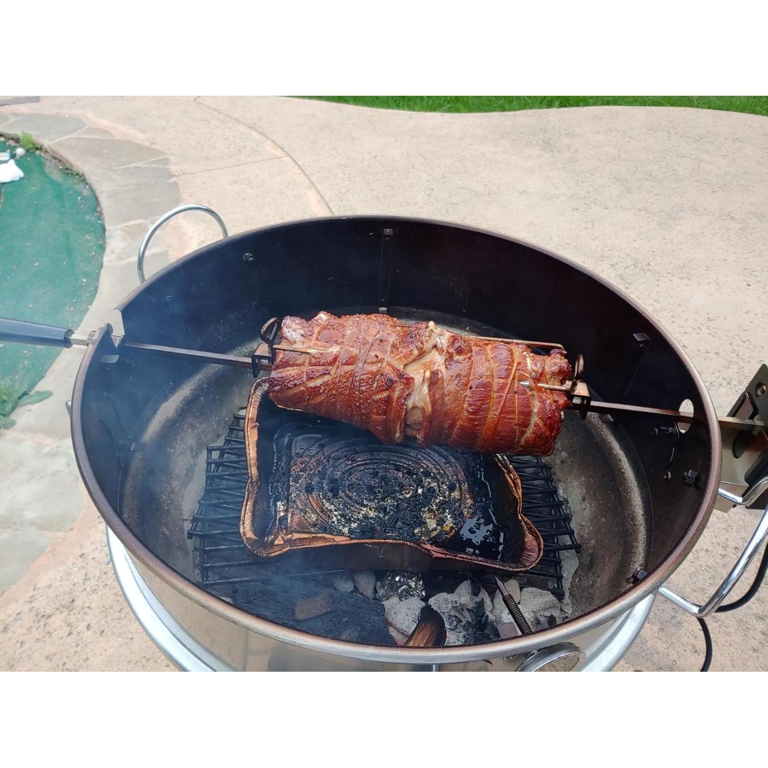 Kit Rotisserie y Pizza Onlyfire Acero Inoxidable 22"