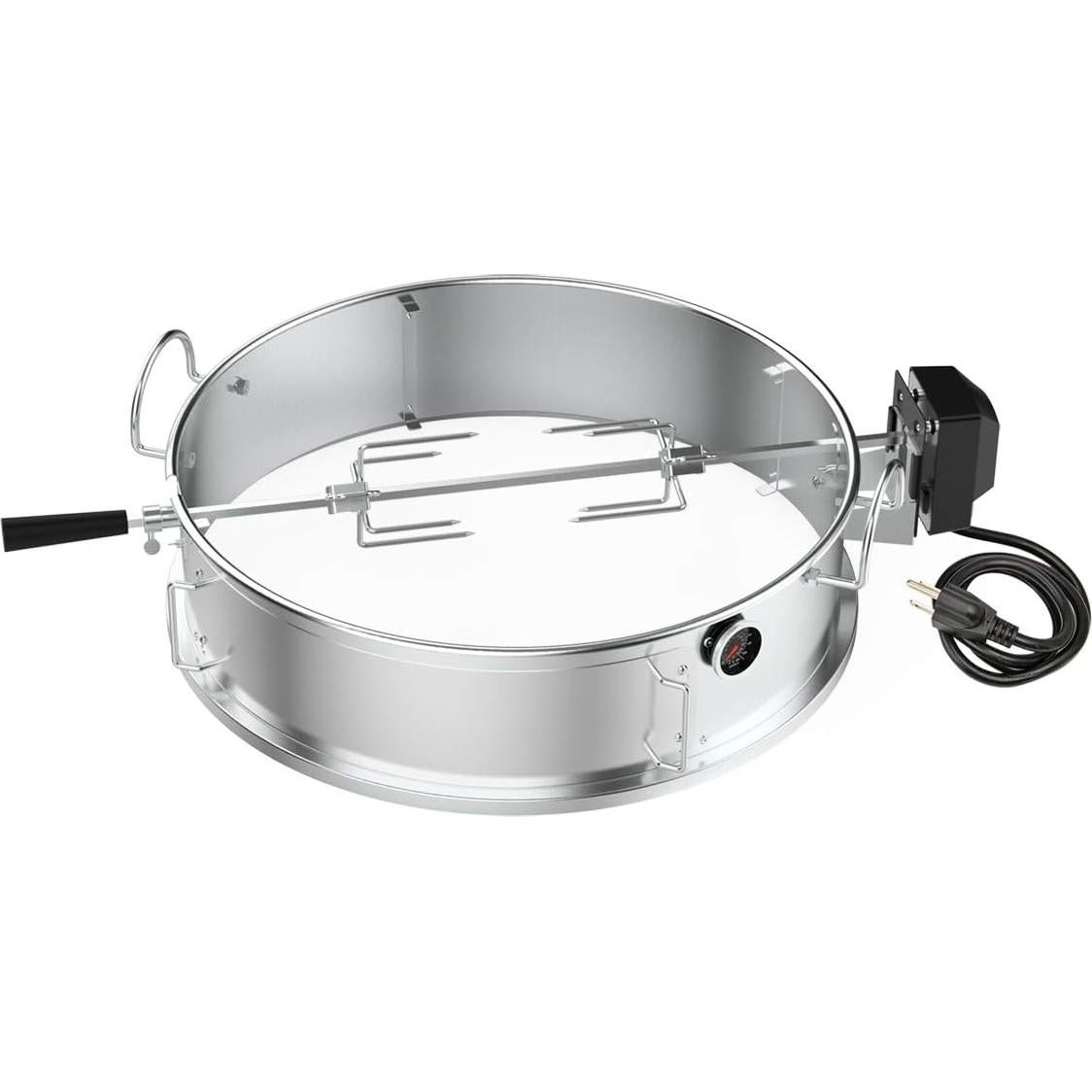 Kit Rotisserie y Pizza Onlyfire Acero Inoxidable 22"