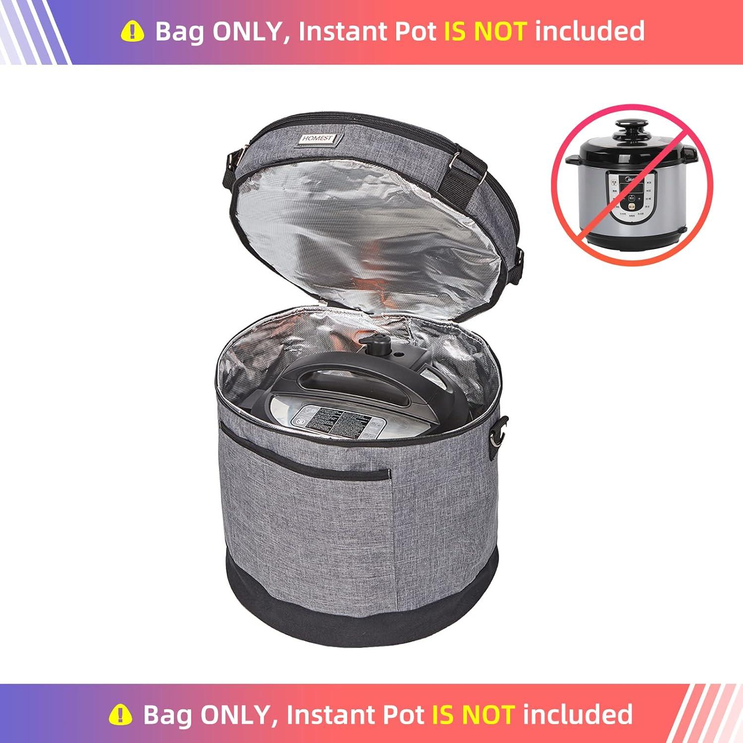 Bolsa de Transporte HOMEST para Olla Instantánea 8QT Gris