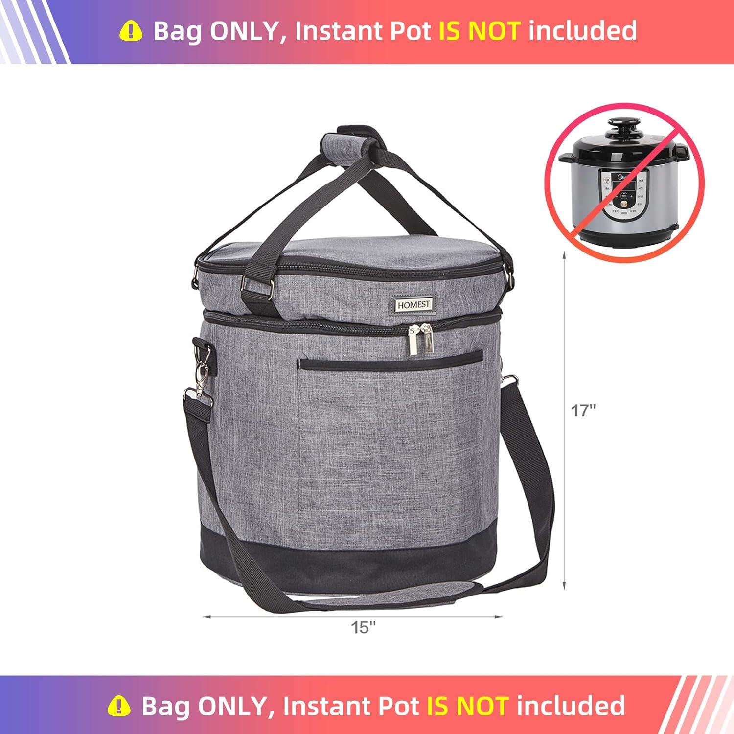 Bolsa de Transporte HOMEST para Olla Instantánea 8QT Gris
