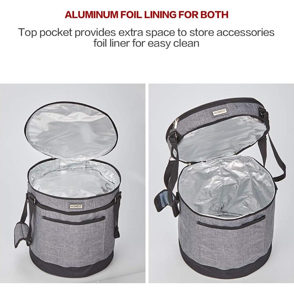 Bolsa de Transporte HOMEST para Olla Instantánea 8QT Gris