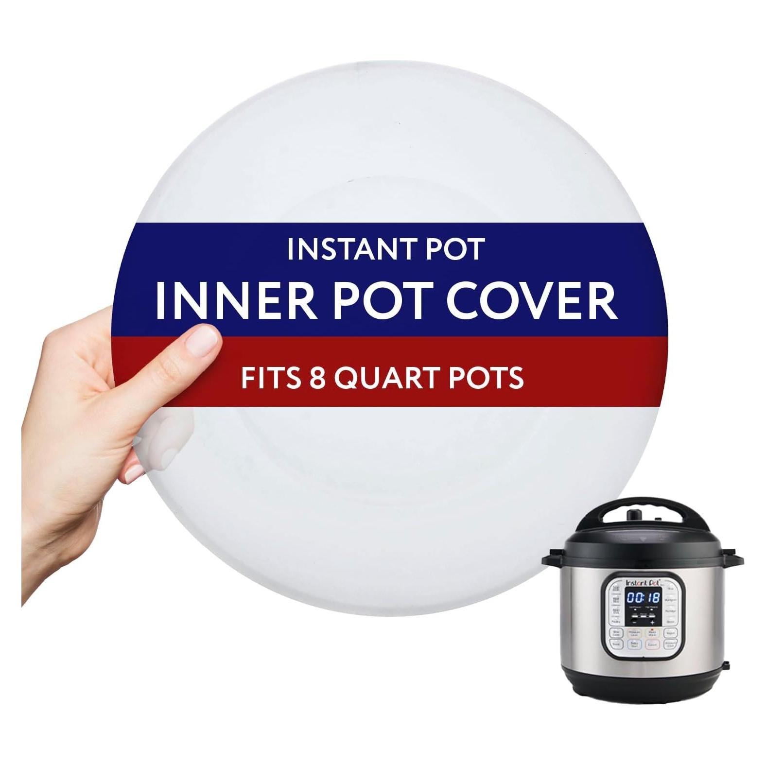 Tapa de Silicona Redonda Impresa 8 Cuartos IP-DUO80 Apta Microondas