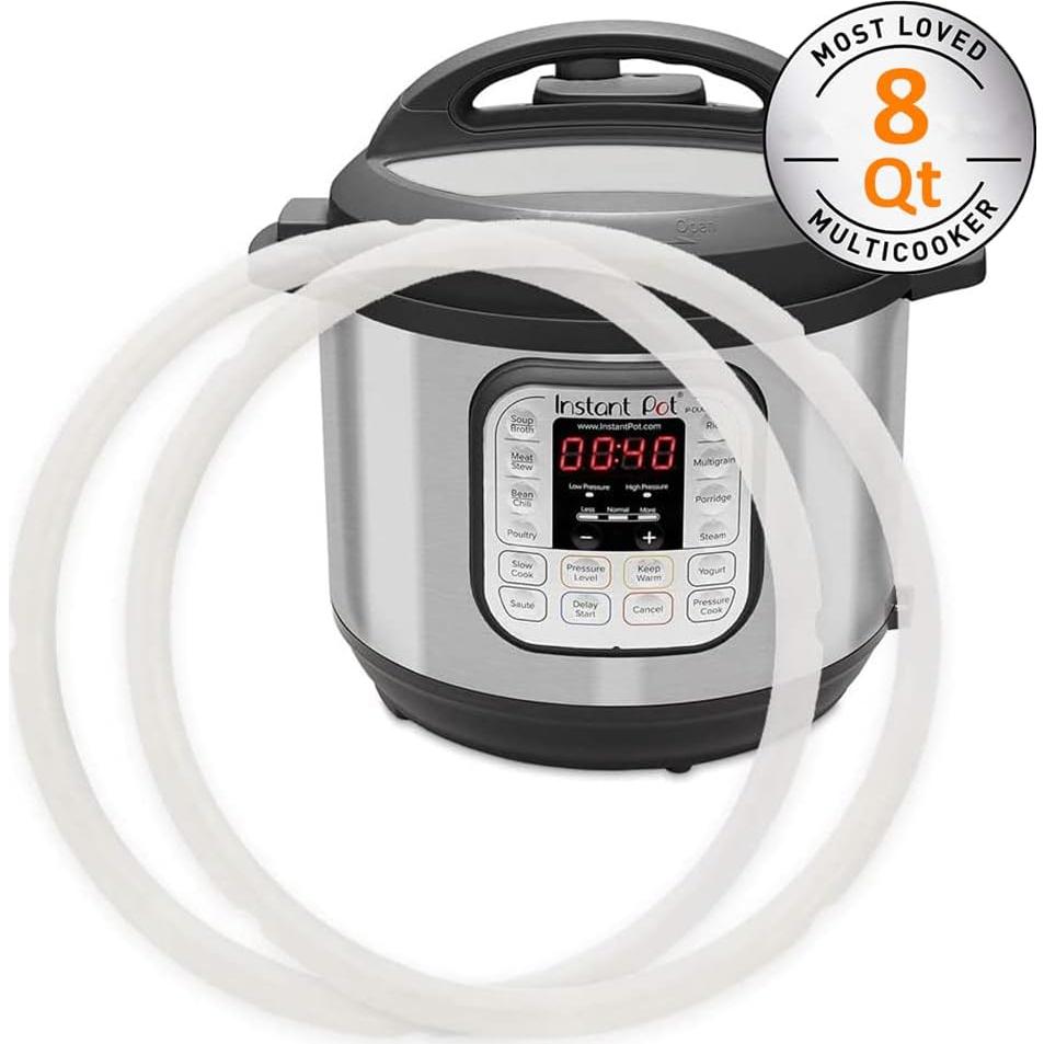 Anillo de Sellado de Silicona COSCOD 8 Qt para Instant Pot - Paquete de 2