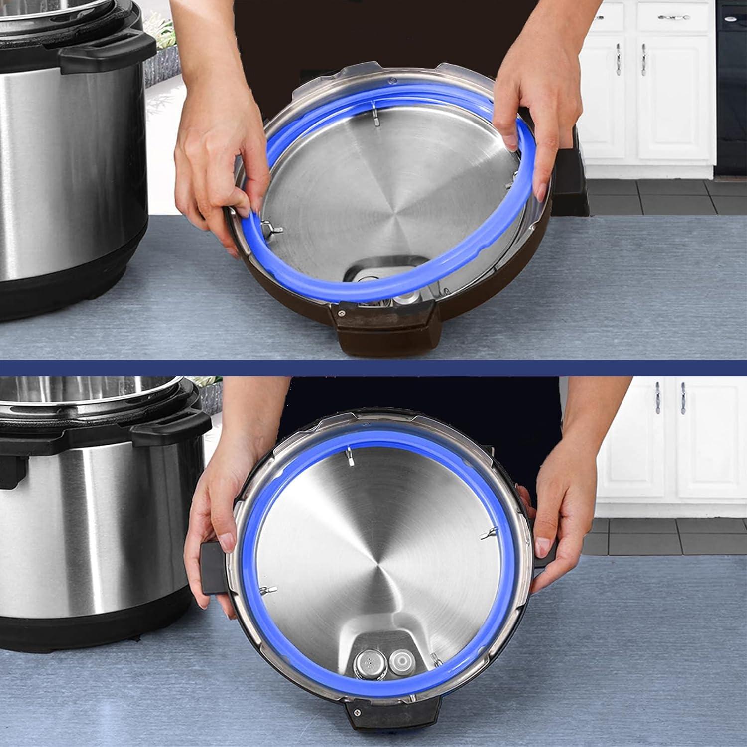 Anillos de Sellado de Silicona Fuator 8 Qt - 3 Pcs Colores