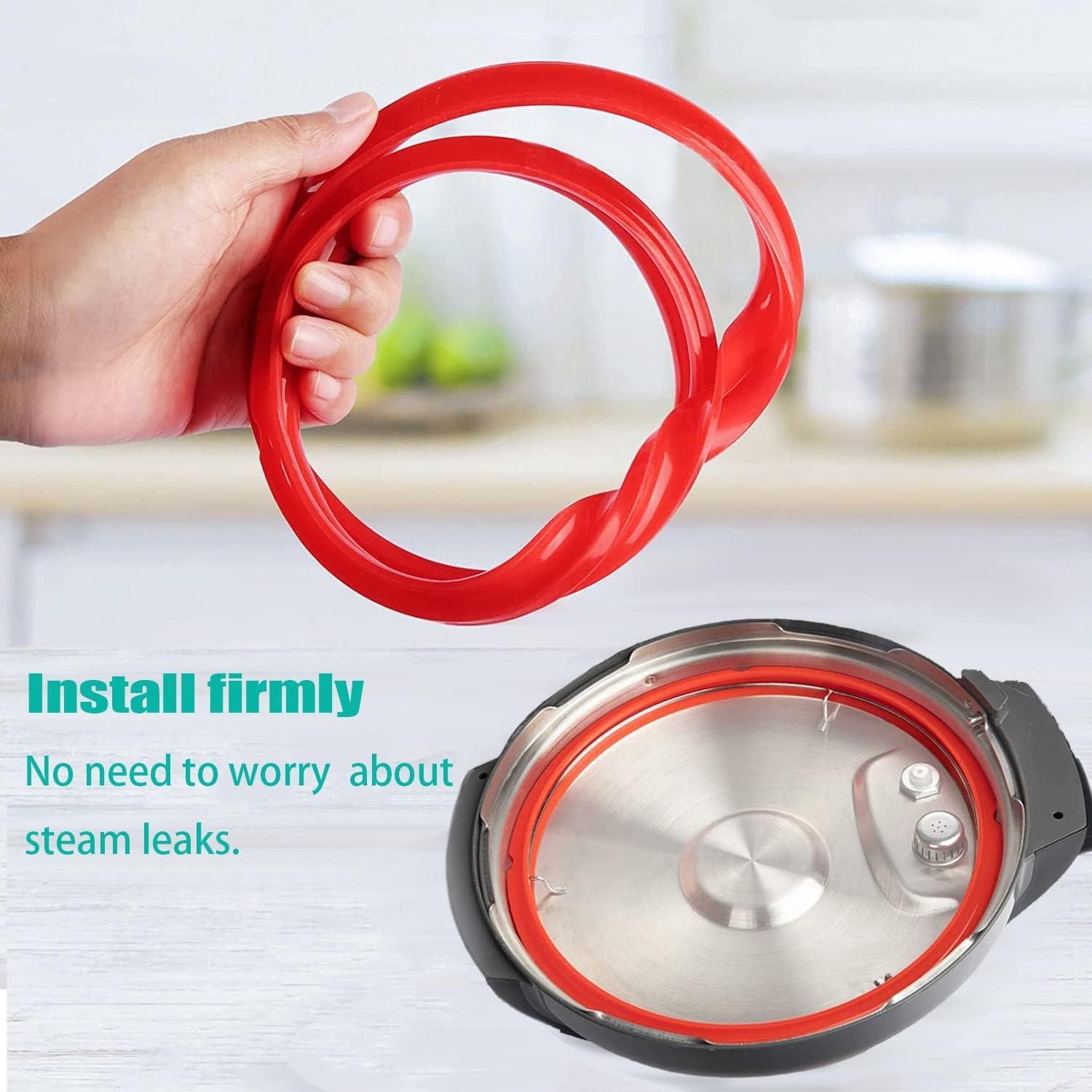 Anillos de Sellado de Silicona Fuator 8 Qt - 3 Pcs Colores