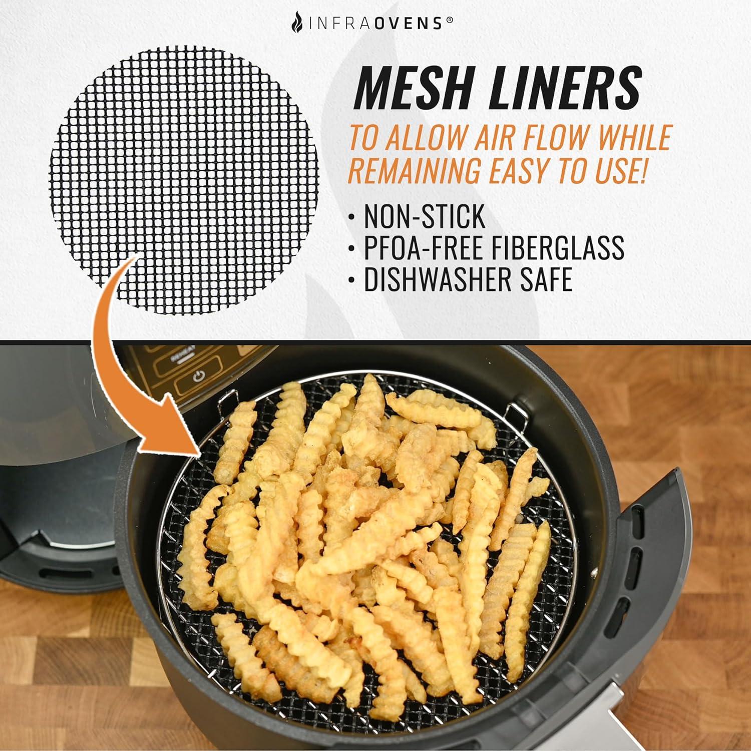 Forros Reutilizables para Freidora de Aire INFRAOVENS 19.05 cm