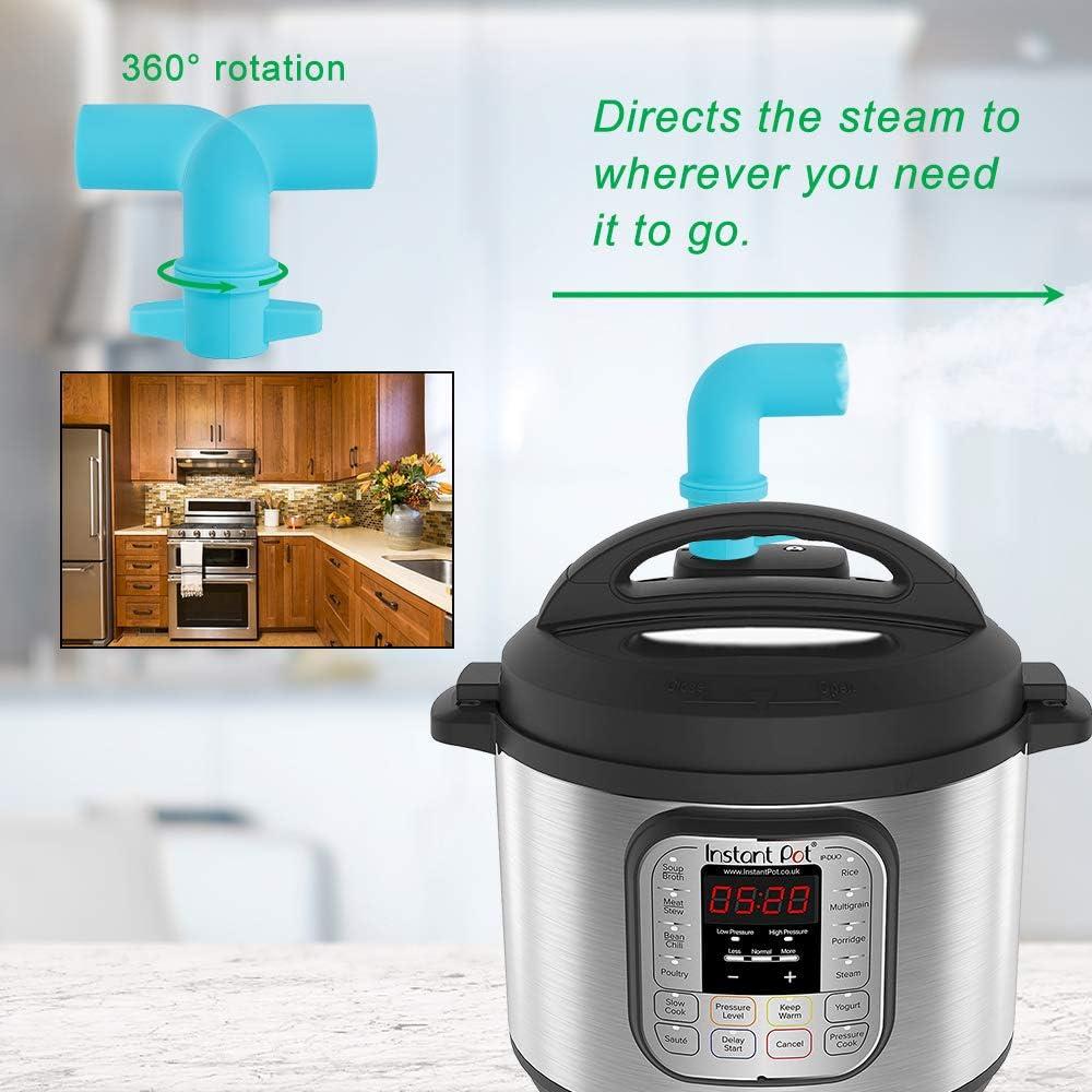 Desviador de Vapor LONAGE para Olla a Presión Instant Pot - Silicona Segura